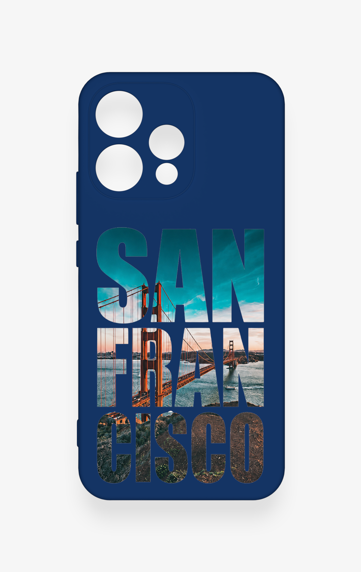 Oppo Reno 15 5G Uyumlu San Francisco Desenli Silikon Kılıf