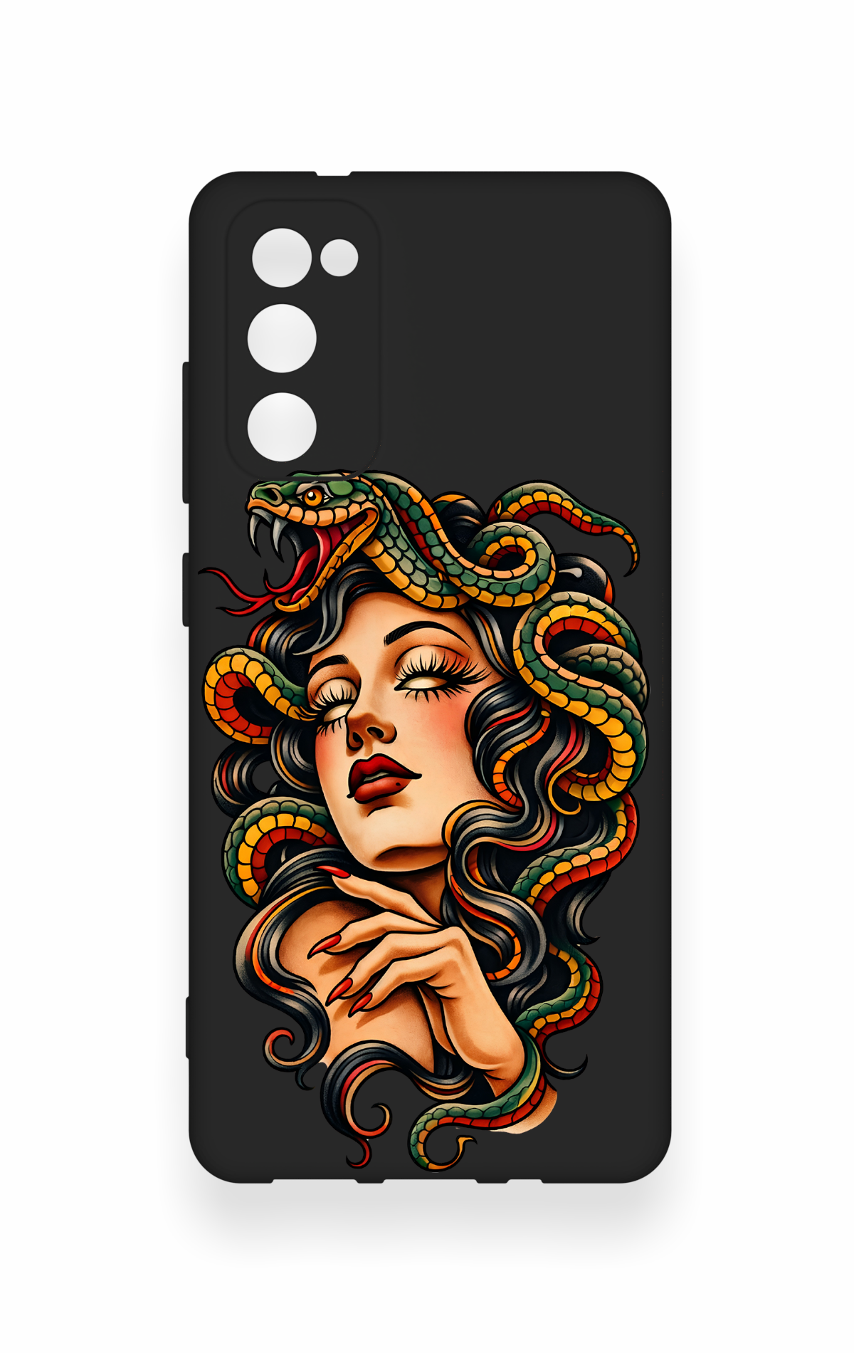 Samsung S20Fe Uyumlu Medusa Desenli Silikon Kılıf