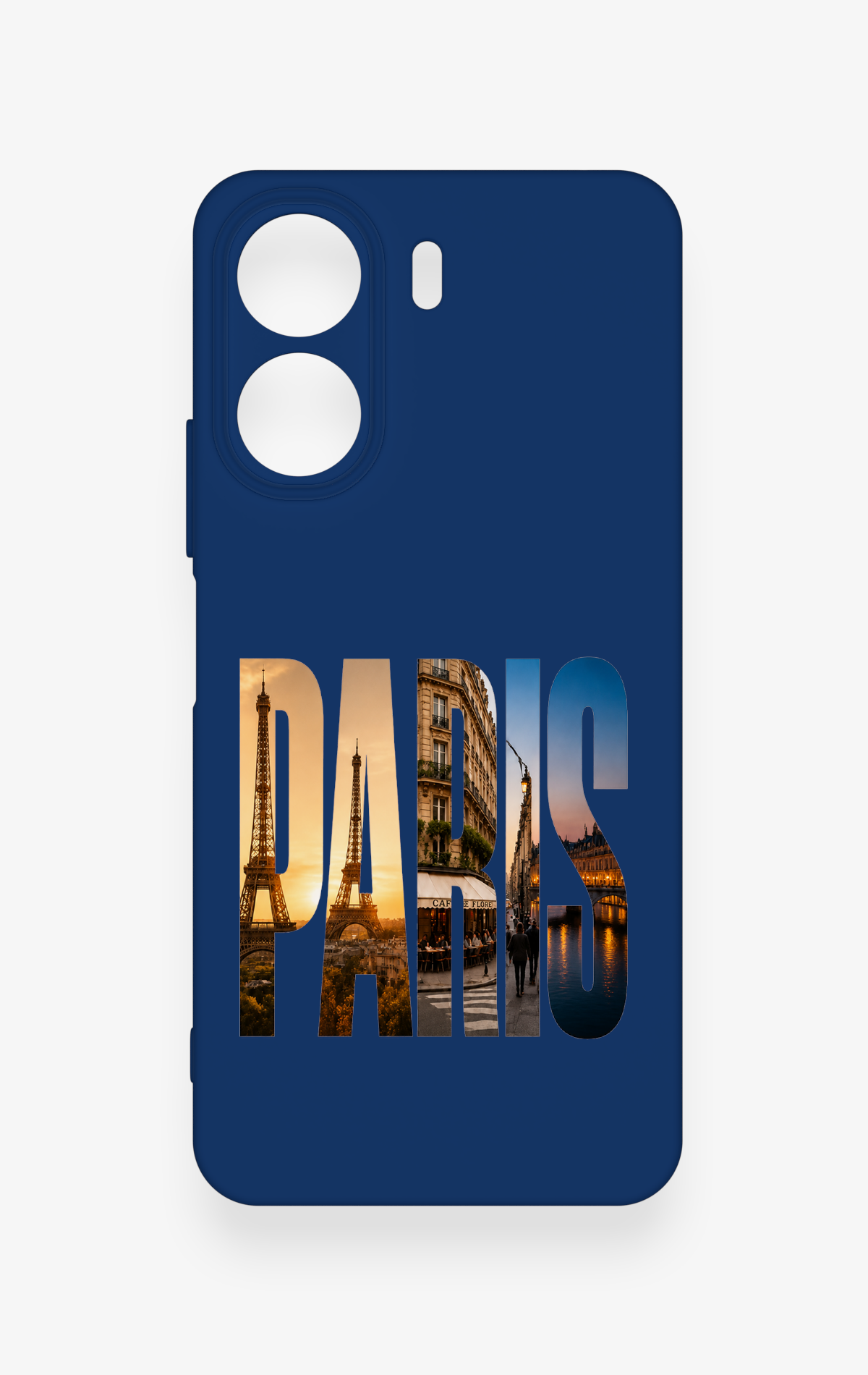Redmi 13C Uyumlu Paris Desenli Silikon Kılıf