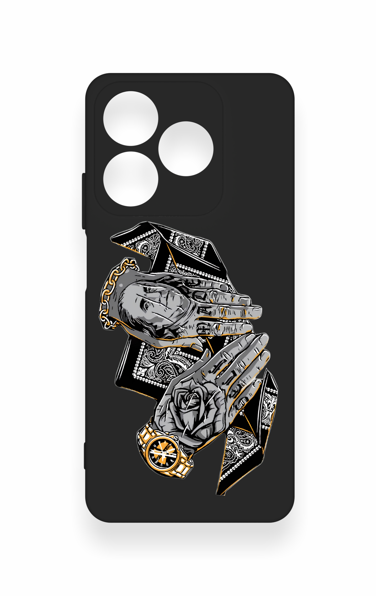 Realme C63 Uyumlu Self Made Desenli Silikon Kılıf