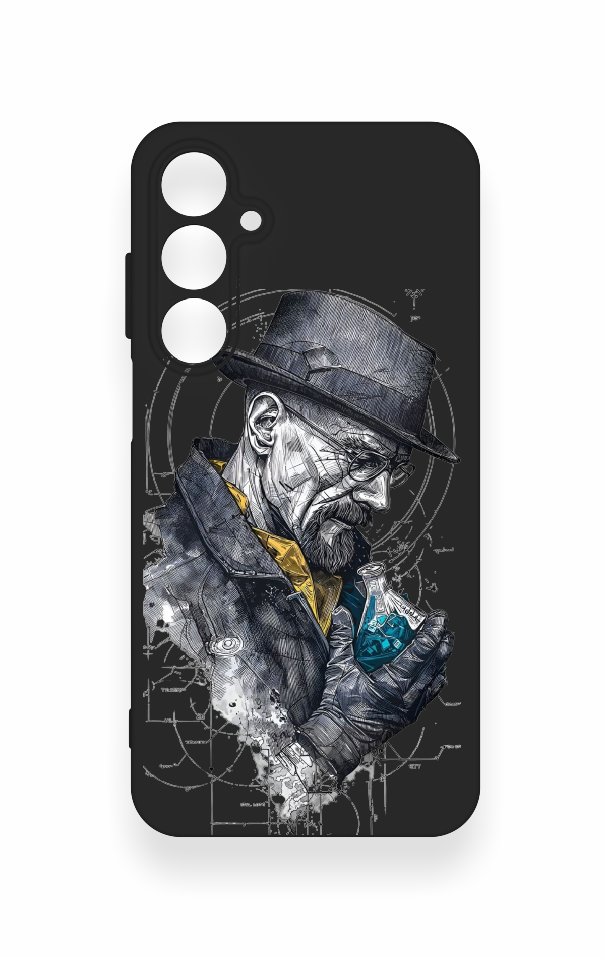 Samsung A55 Uyumlu Walter White Desenli Silikon Kılıf