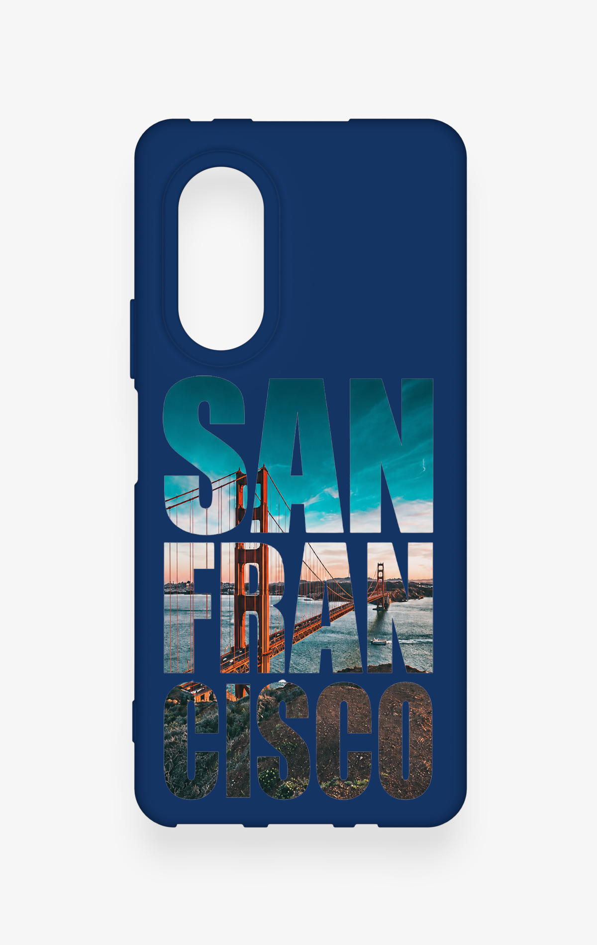 Huawei Nova 9Se Uyumlu San Francisco Desenli Silikon Kılıf