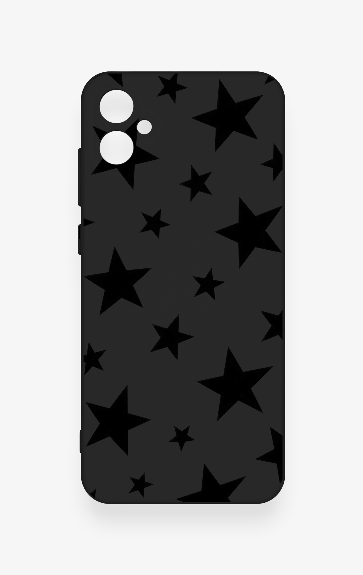 Samsung A05 Uyumlu Siyah Star Desenli Silikon Kılıf