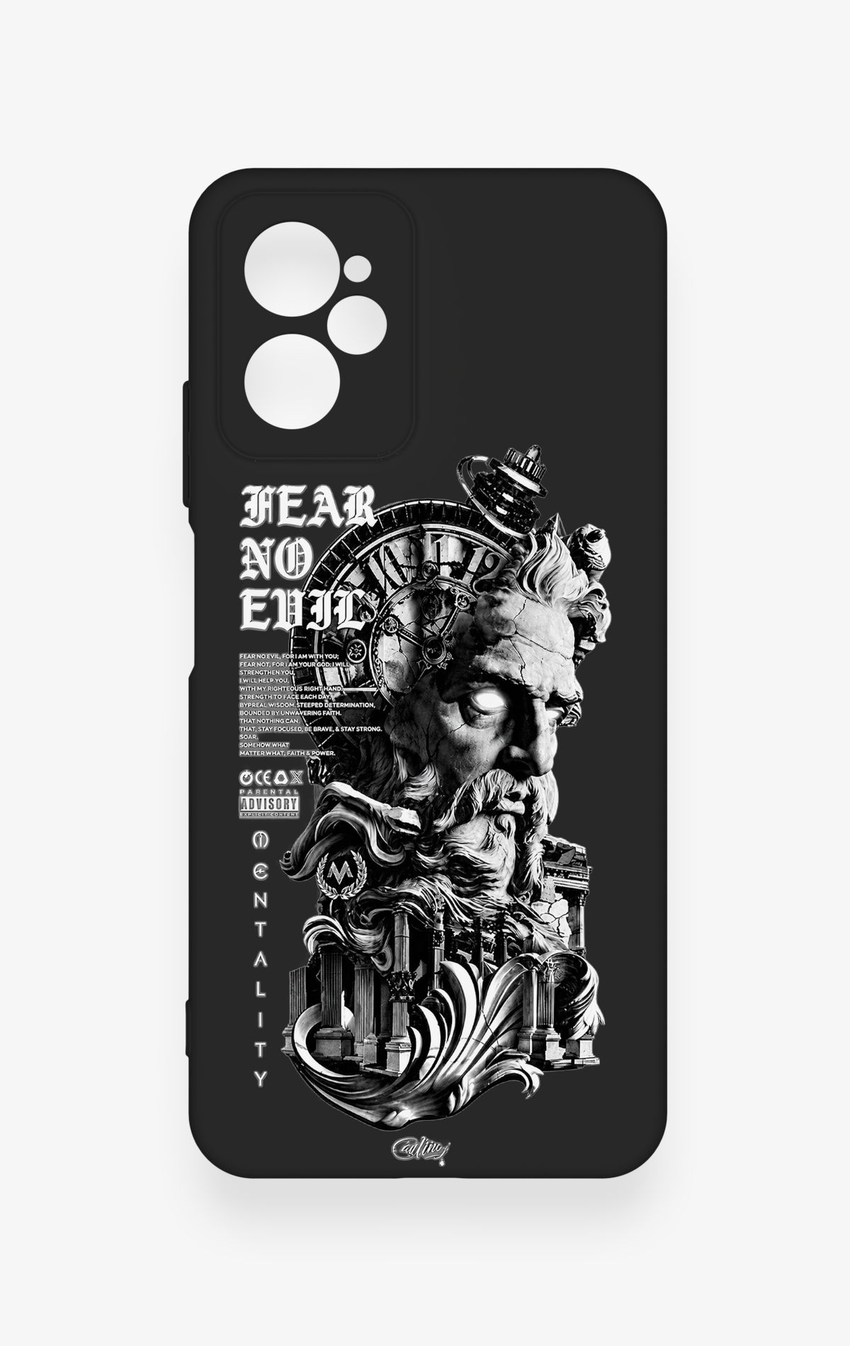 Casper Via X30 Uyumlu Fear No Evil Desenli Silikon Kılıf