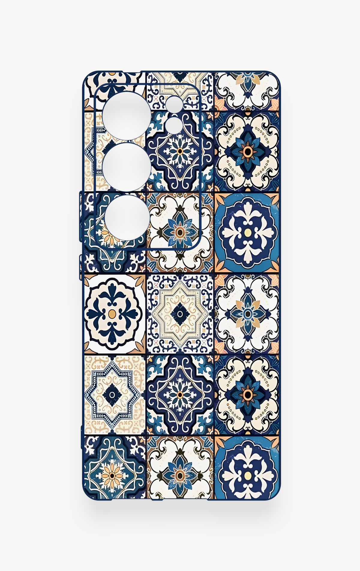 Vivo V29 Uyumlu Mozaik Çini Desenli Silikon Kılıf