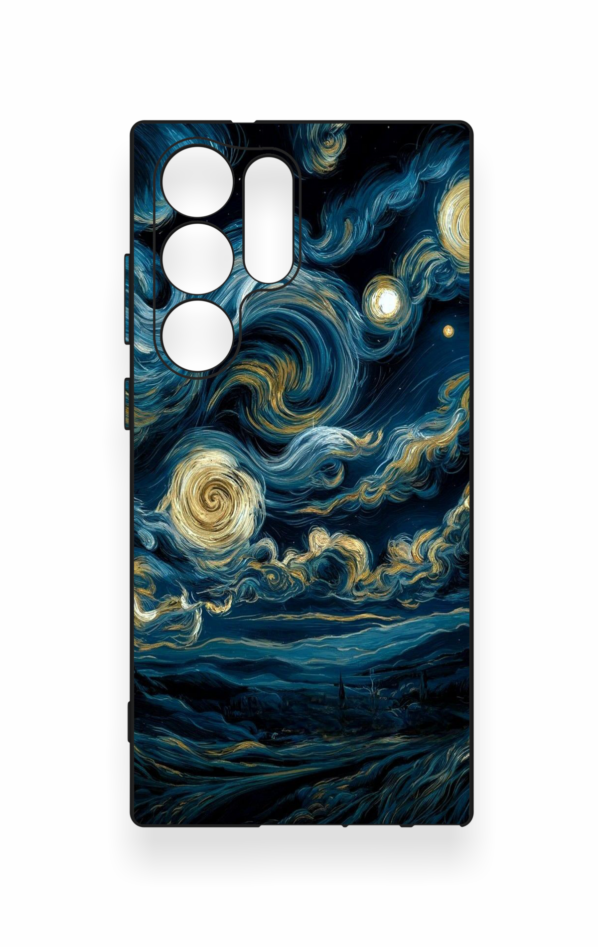 Samsung S23 Ultra Uyumlu Yıldızlı Gece Desenli Silikon Kılıf