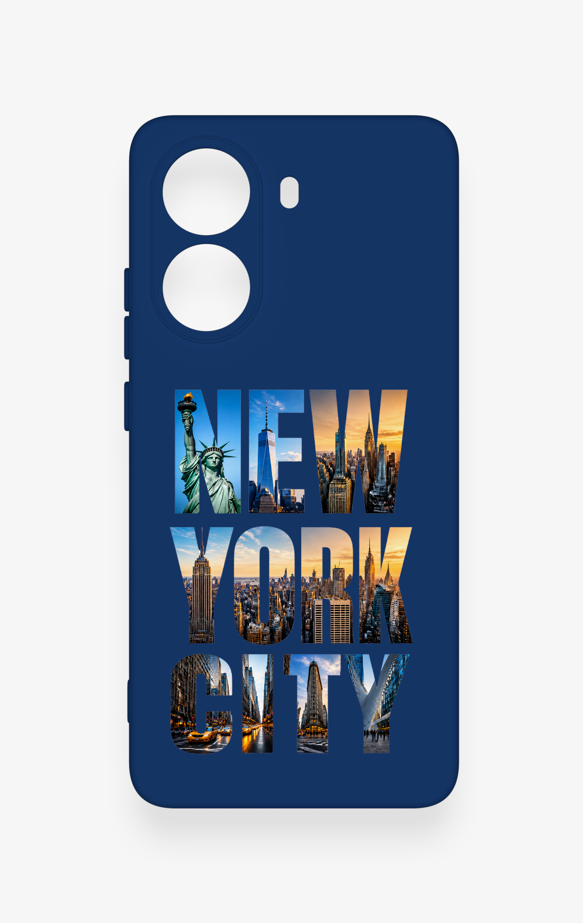 Poco X7 Pro Uyumlu New York City Desenli Silikon Kılıf