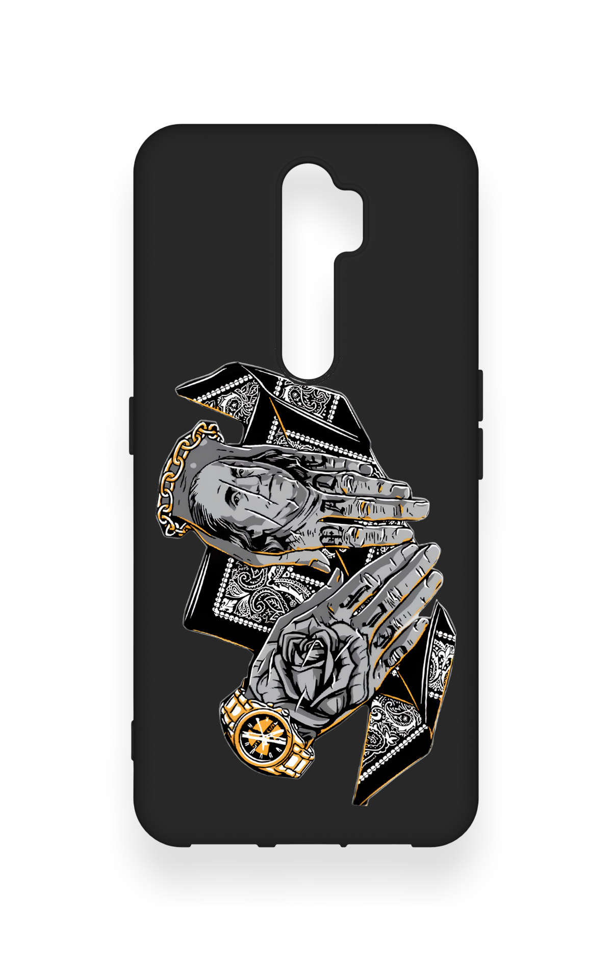 Oppo A9 2020 Uyumlu Self Made Desenli Silikon Kılıf