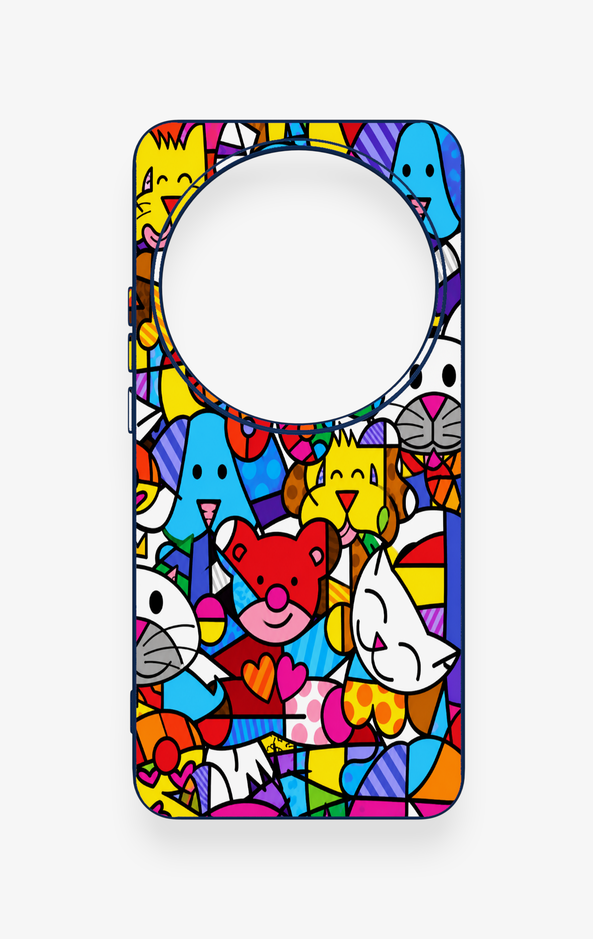 Xiaomi Mi 15 Ultra Uyumlu Britto Garden Desenli Silikon Kılıf