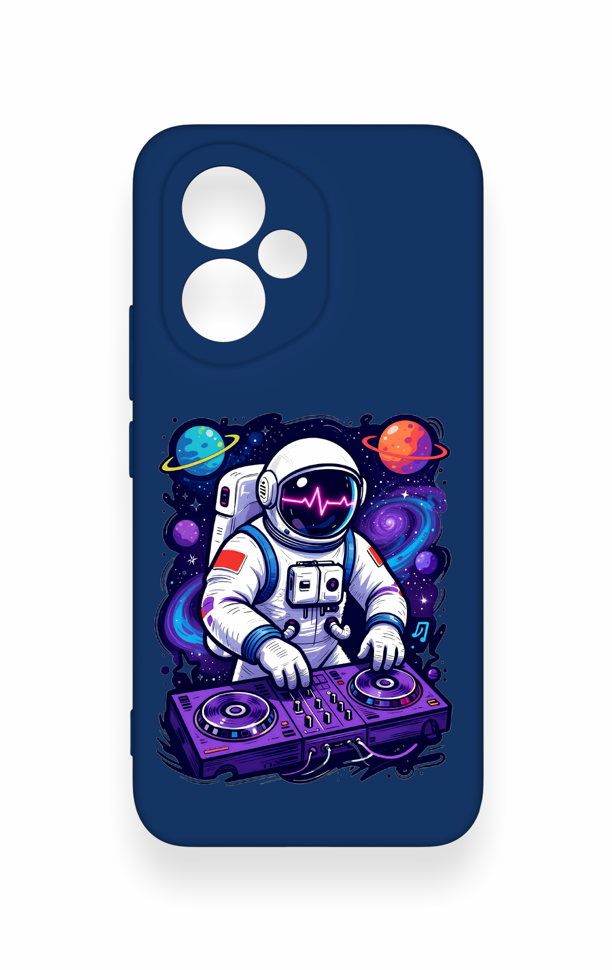 Honor 400 Uyumlu Astronot DJ Desenli Silikon Kılıf