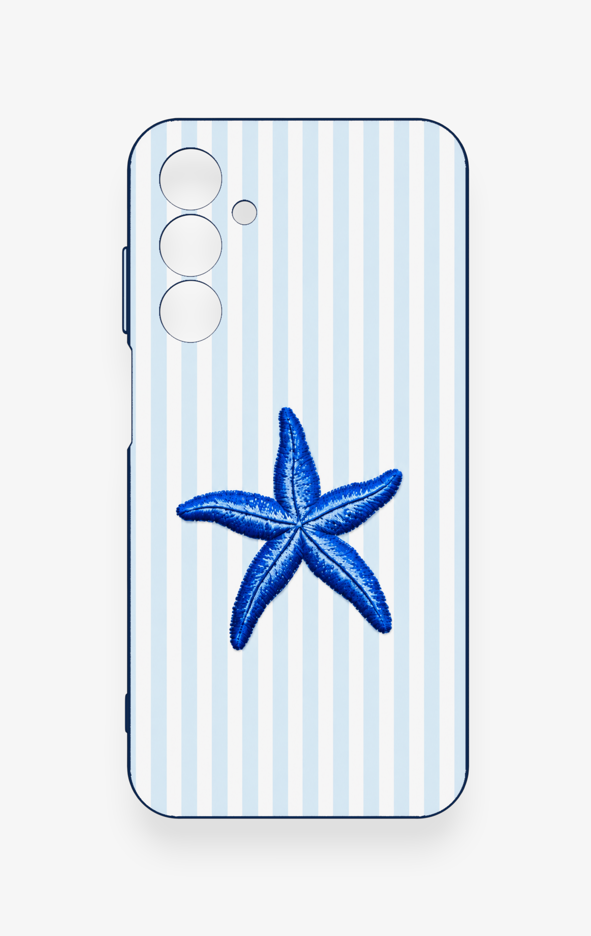 Samsung A25 Uyumlu Mavi Deniz Yıldızı Desenli Silikon Kılıf