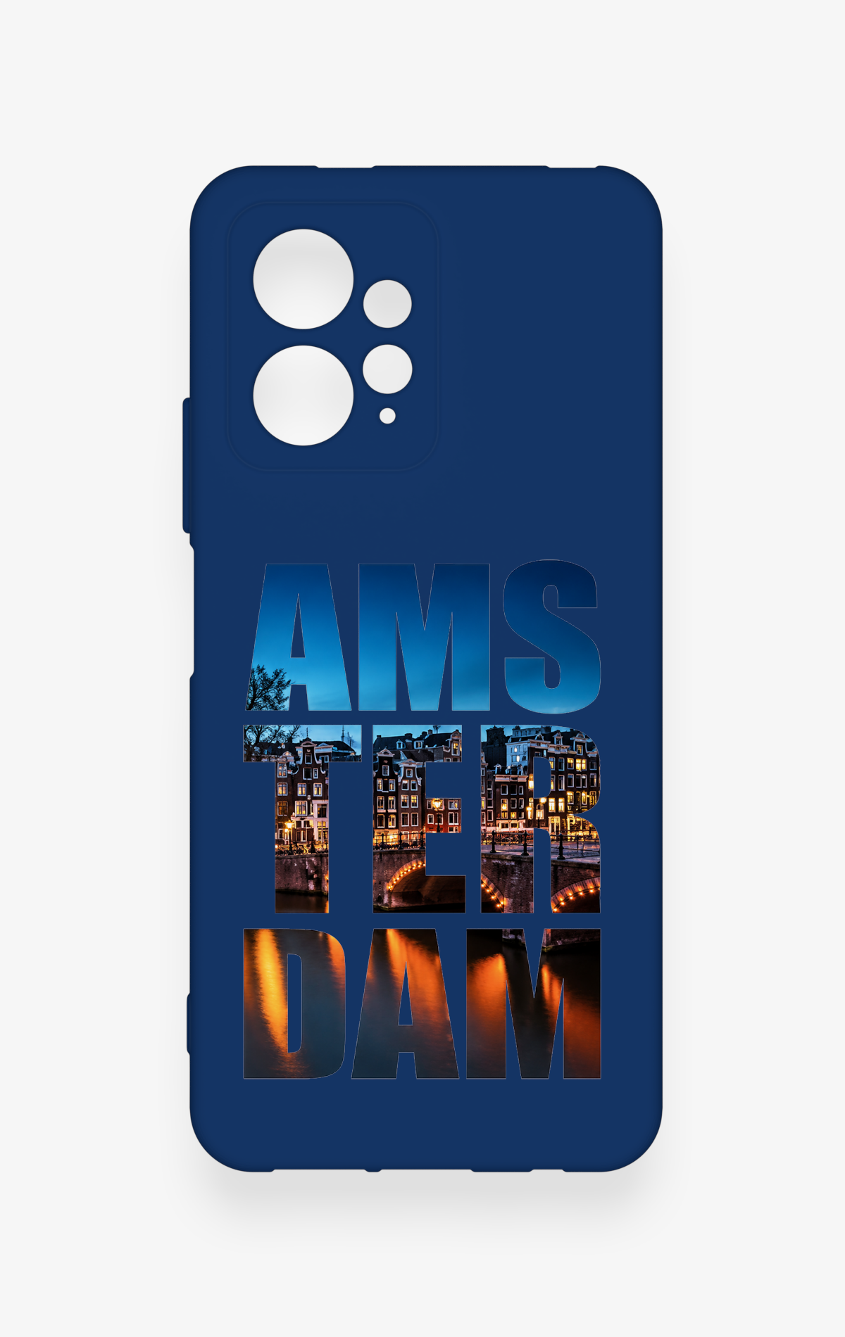 Redmi Note 12 4G Uyumlu Amsterdam Desenli Silikon Kılıf