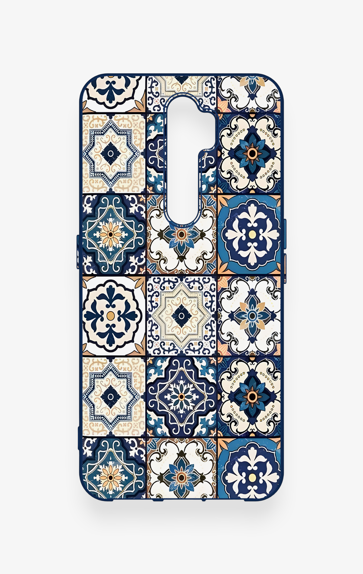 Oppo A5 2020 Uyumlu Mozaik Çini Desenli Silikon Kılıf