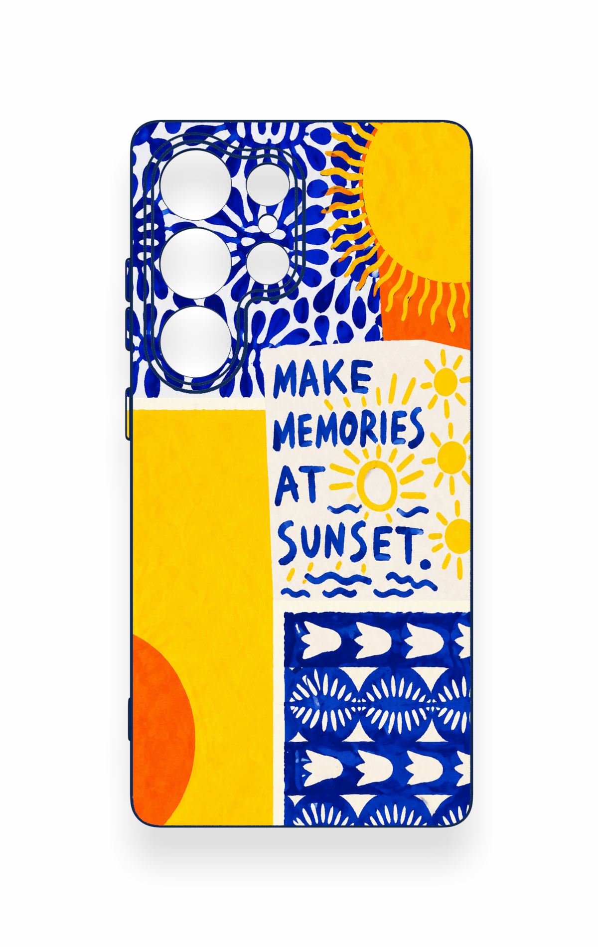 Samsung S25 Ultra Uyumlu Sunset Desenli Silikon Kılıf