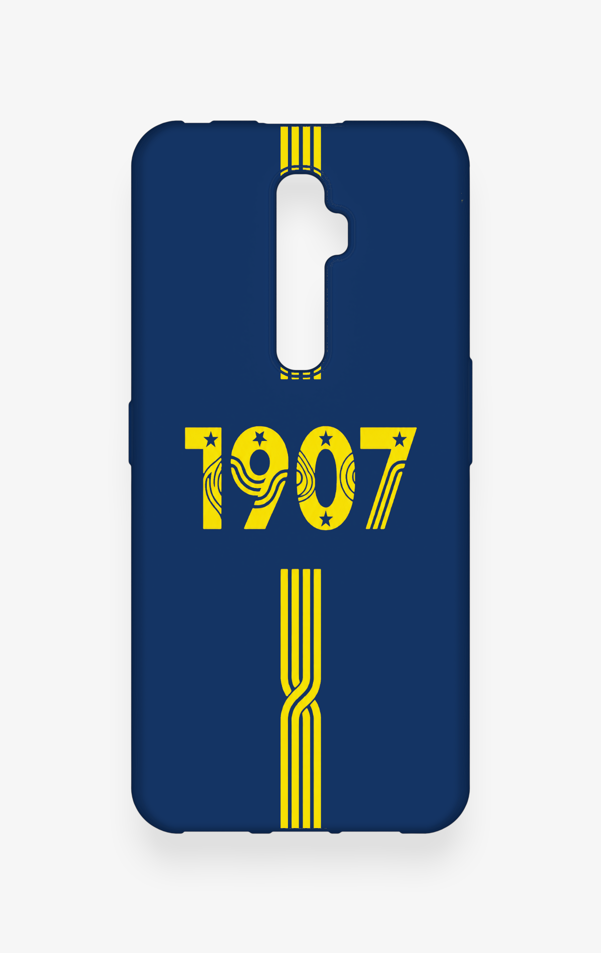 Oppo Reno 2Z Uyumlu 1907 Kemer Desenli Silikon Kılıf