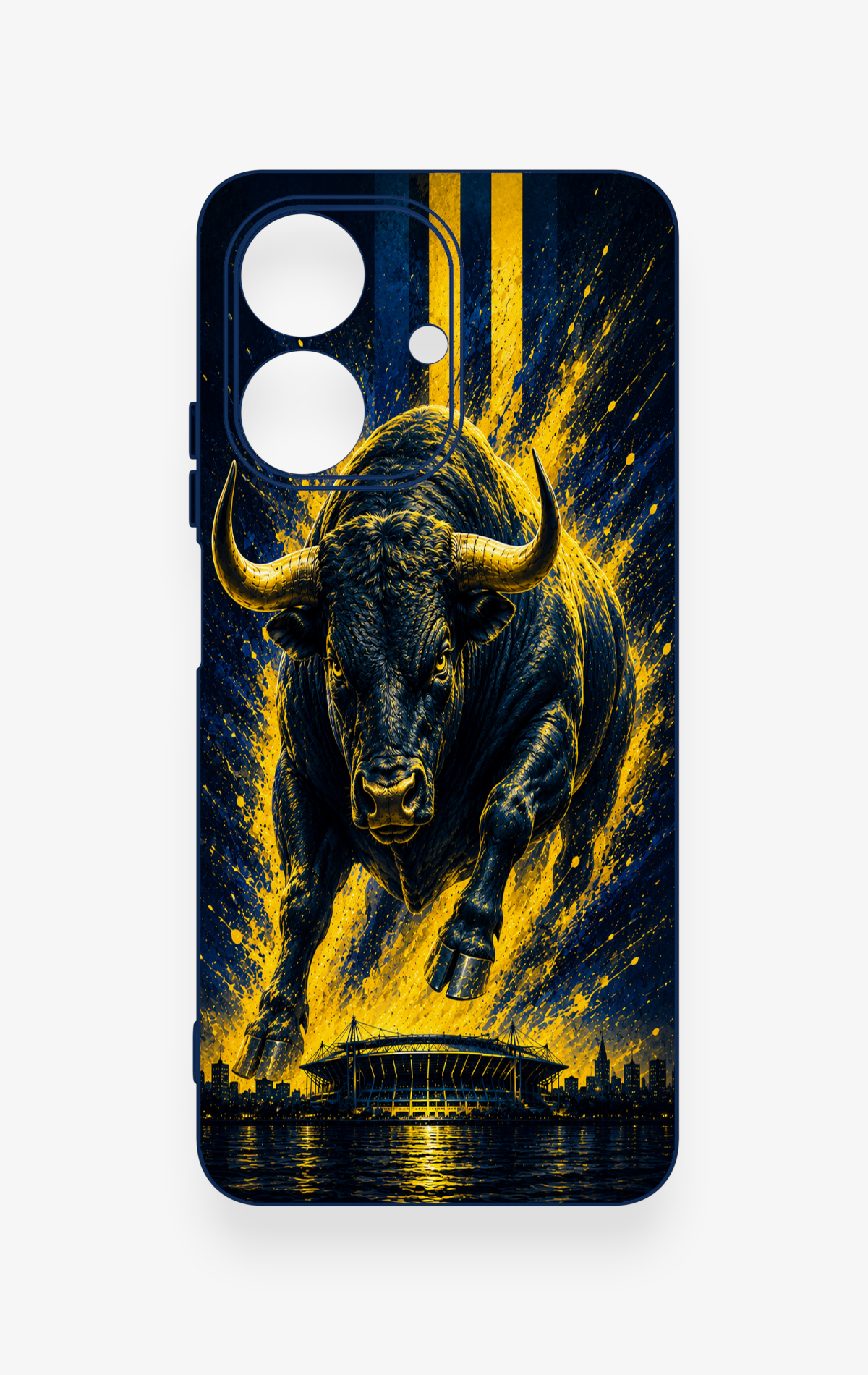Realme Note 60 Uyumlu Kadiköy Boğası Desenli Silikon Kılıf