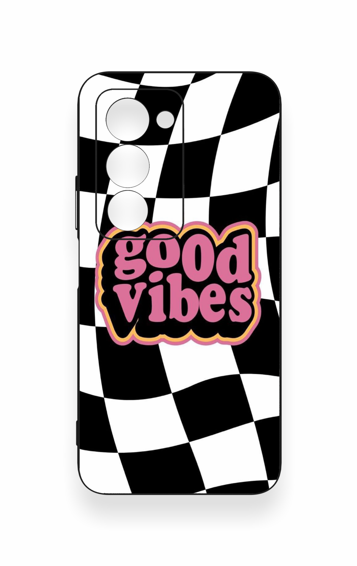 Redmi 15 5G Uyumlu Black Good Vibes Desenli Silikon Kılıf
