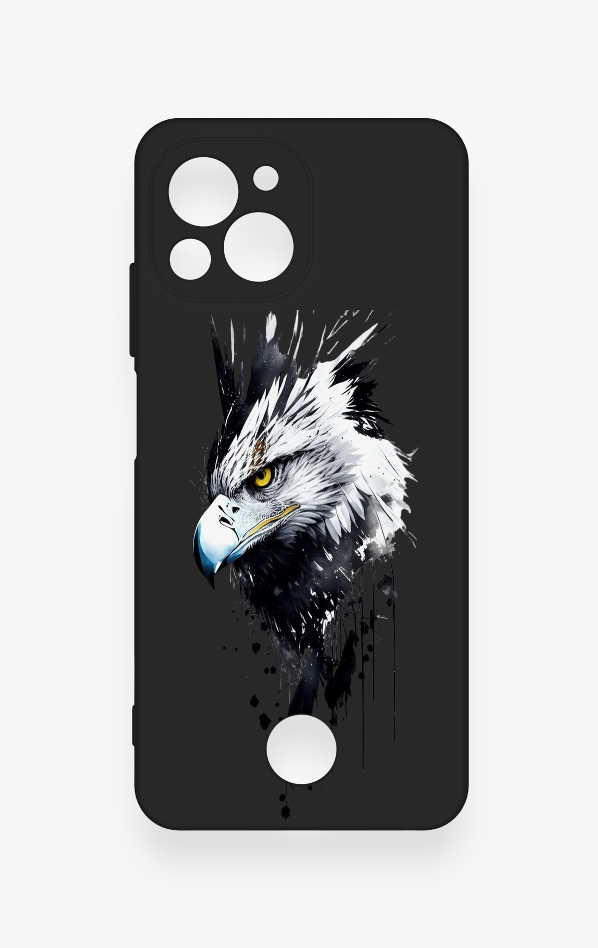 Reeder S23 Pro Max Uyumlu Bald Eagle Desenli Silikon Kılıf