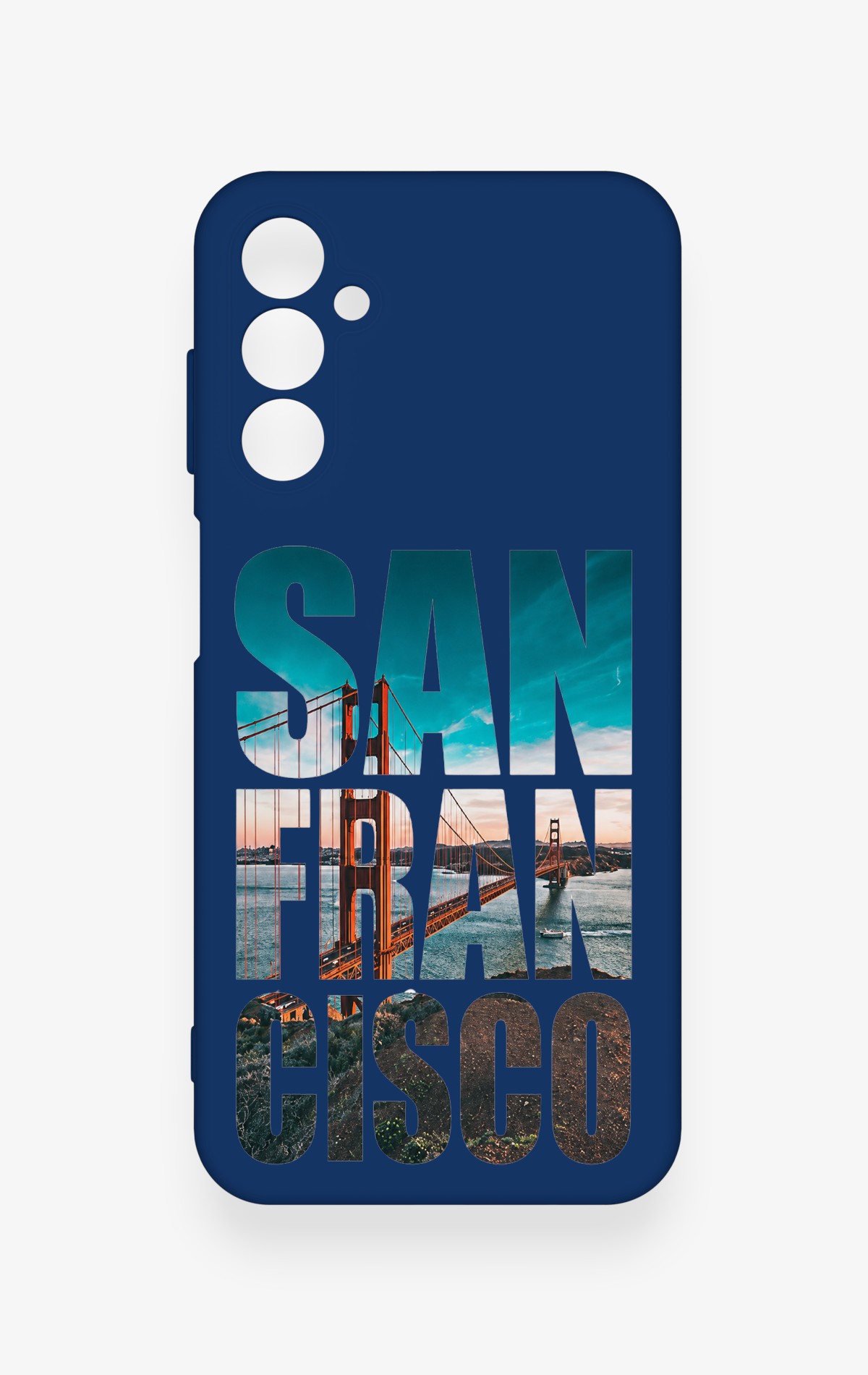 Samsung M14 Uyumlu San Francisco Desenli Silikon Kılıf