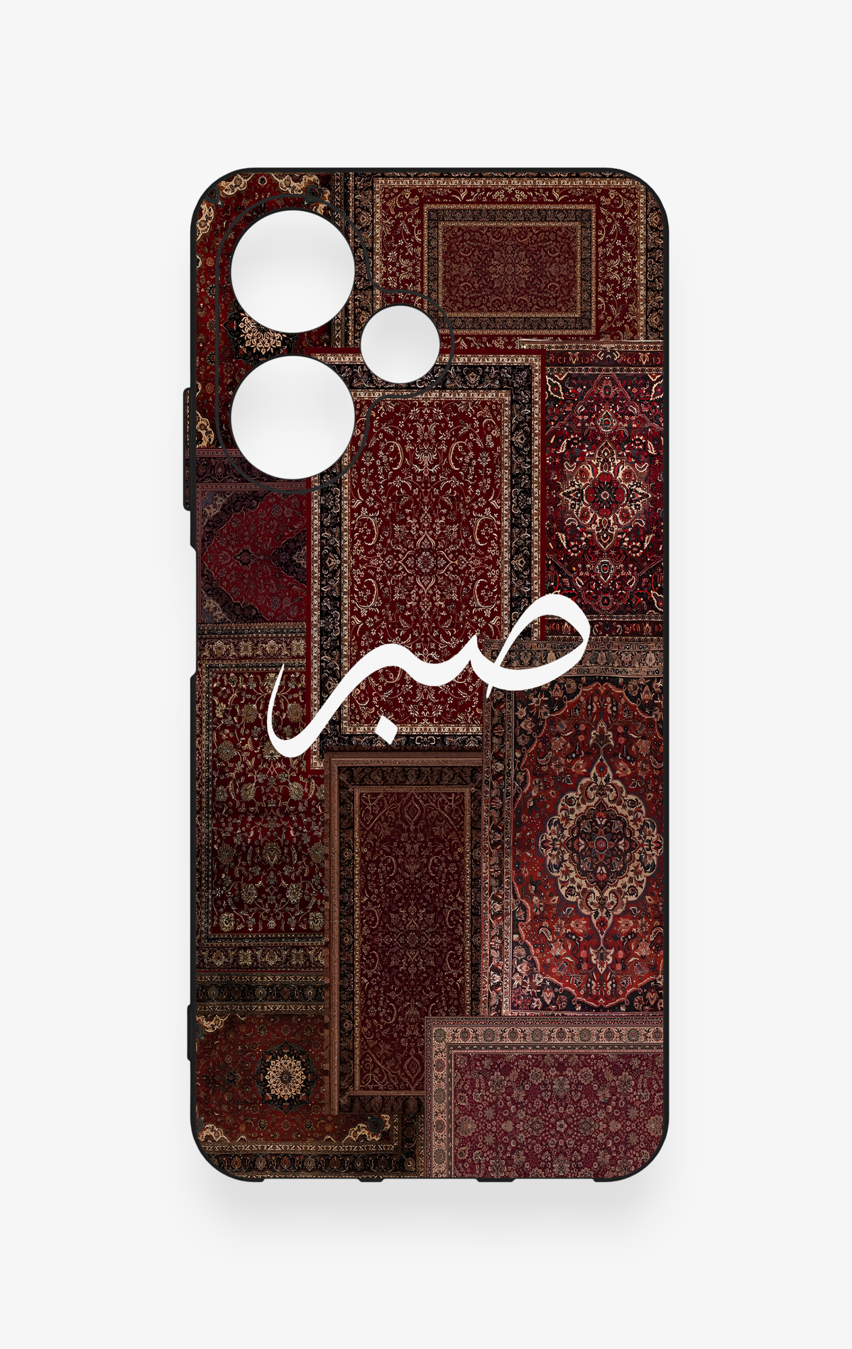 İnfinix Hot 30i Uyumlu Sabır Etnik Halı Desen Desenli Silikon Kılıf