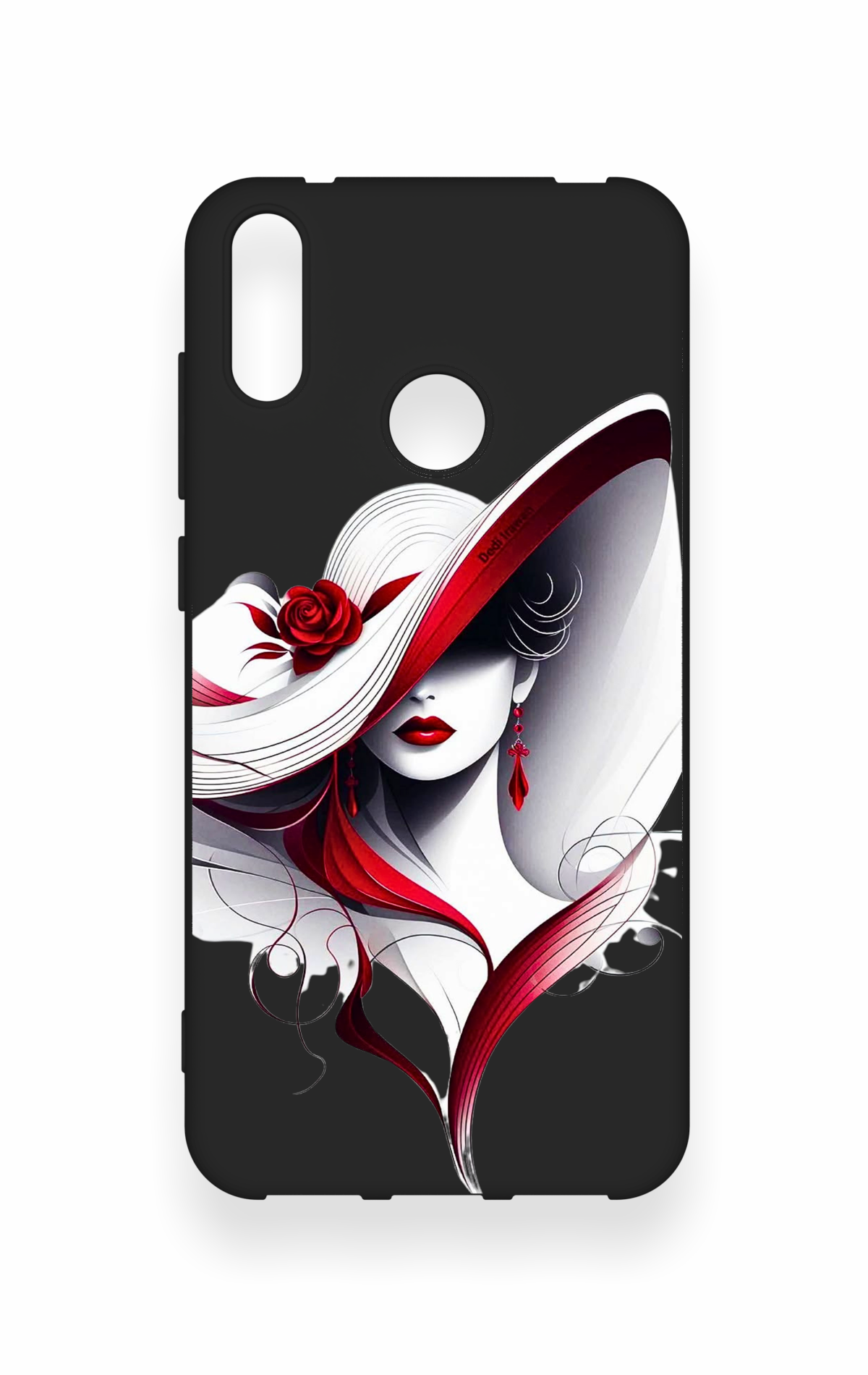 Huawei Y7 2019 Uyumlu Matmazel Desenli Silikon Kılıf