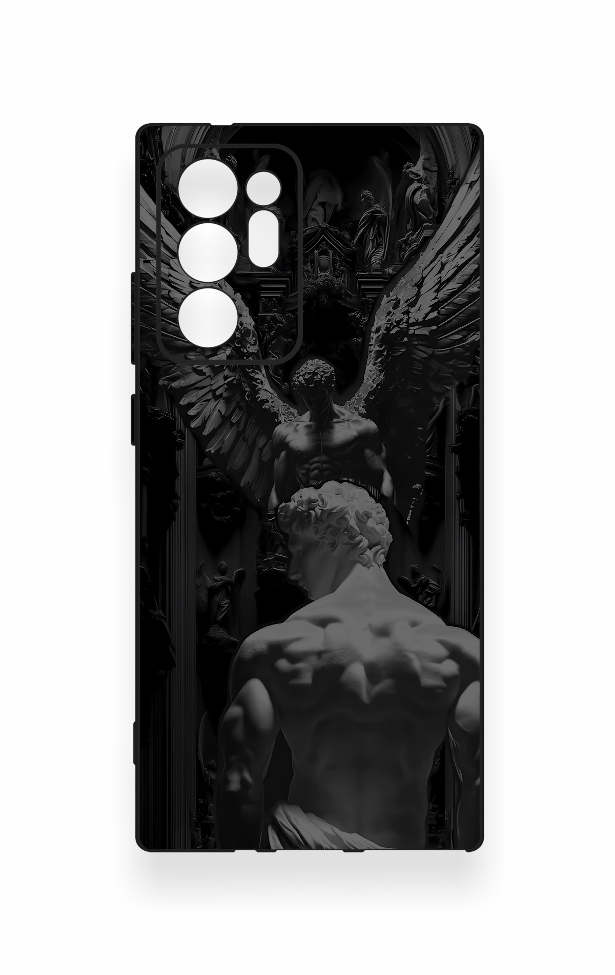 Samsung Note 20 Ultra Uyumlu Icarus Desenli Silikon Kılıf