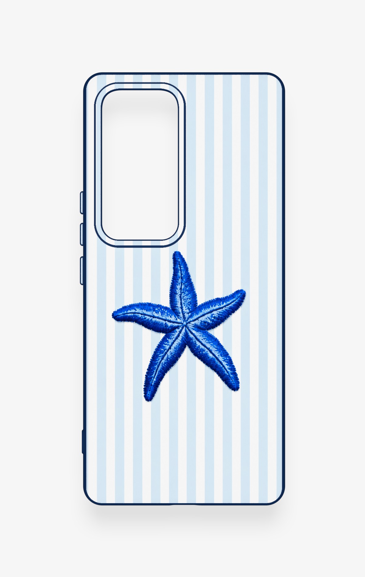 Vivo V30 Uyumlu Mavi Deniz Yıldızı Desenli Silikon Kılıf