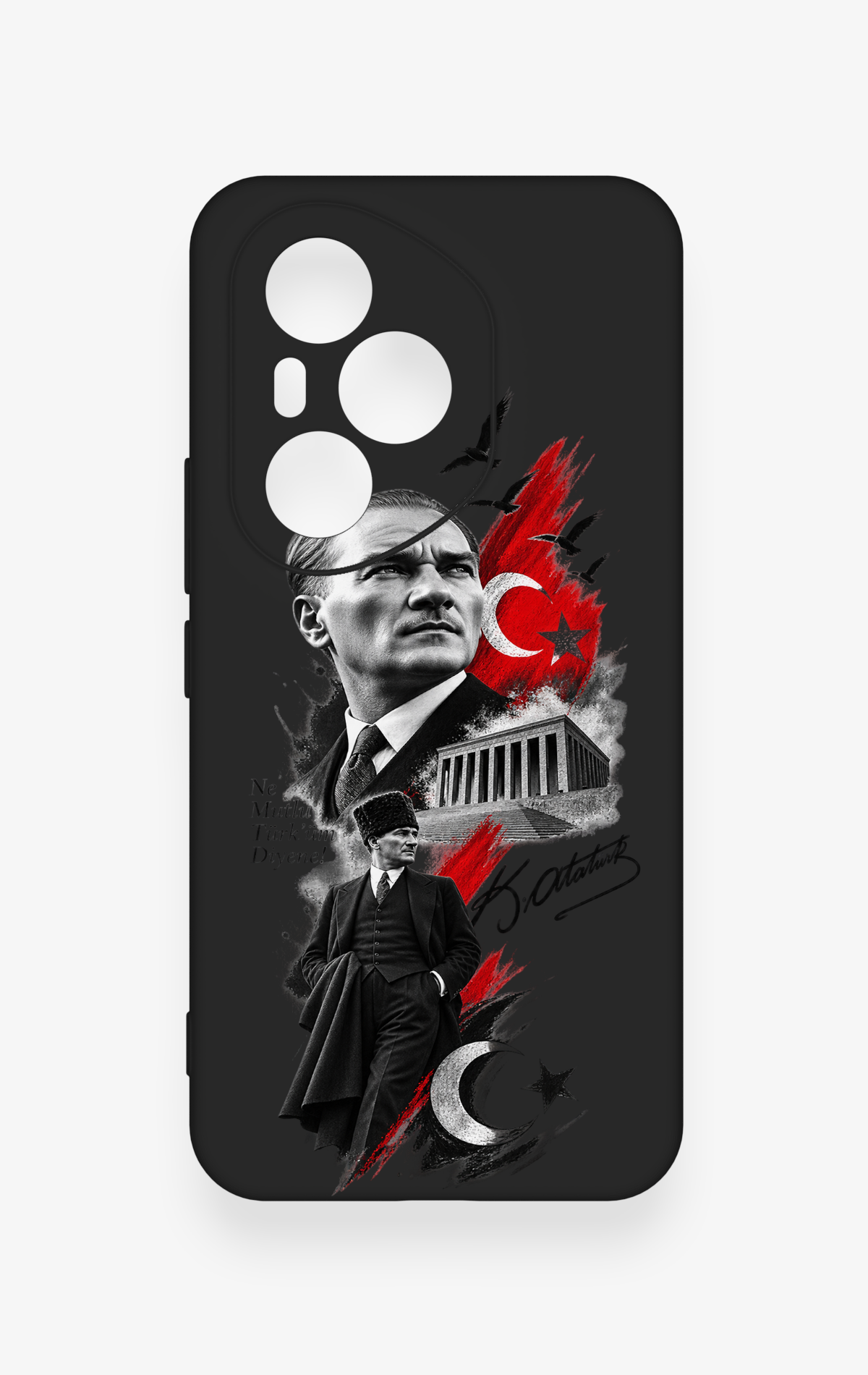 Honor 400 Pro Uyumlu Atatürk Anıtkabir Desenli Silikon Kılıf