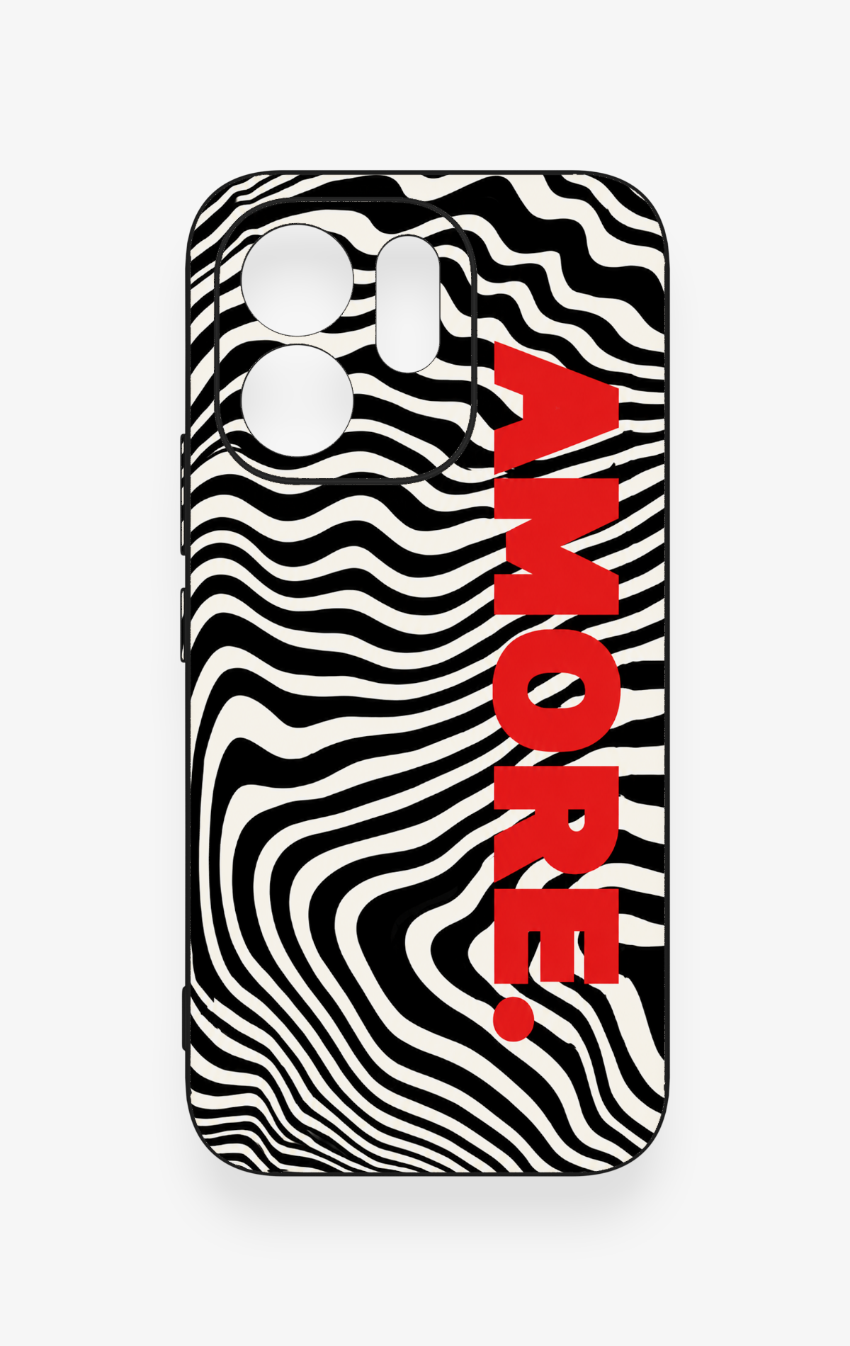Vivo V70 5G Uyumlu Zebra Amore Desenli Silikon Kılıf