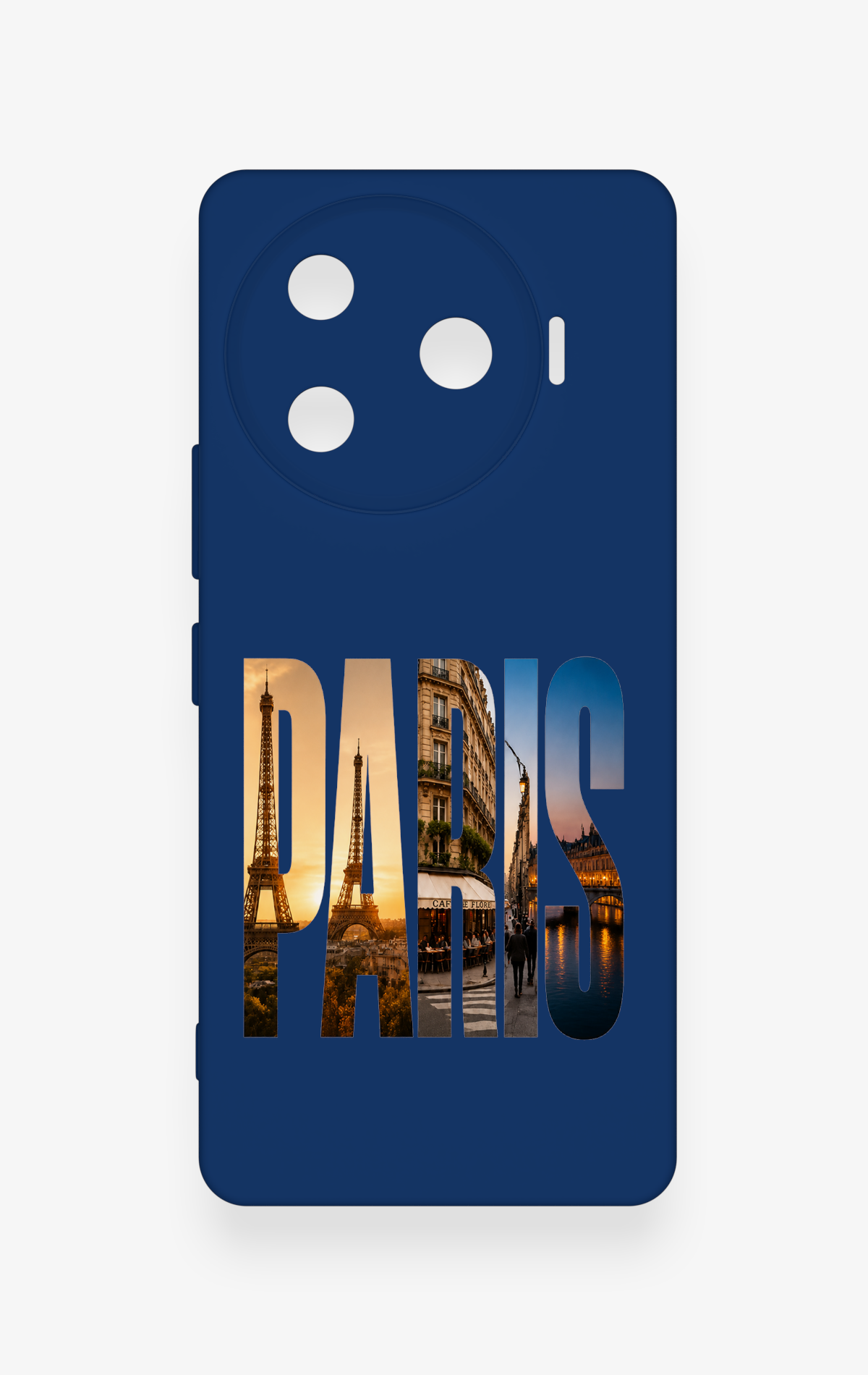 Tecno Camon 30 Pro 5G Uyumlu Paris Desenli Silikon Kılıf