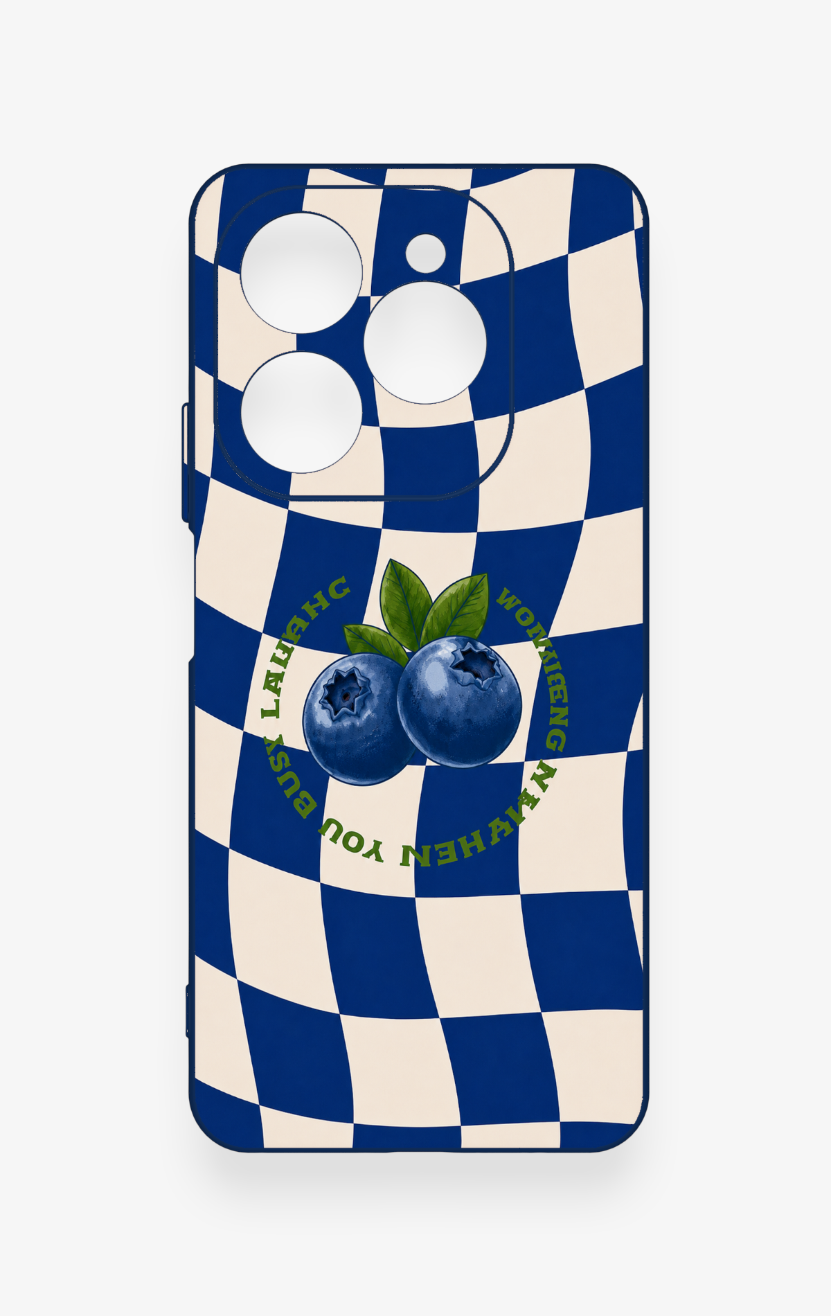 Tecno Spark 20 Pro Uyumlu Yaban Mersini Desenli Silikon Kılıf