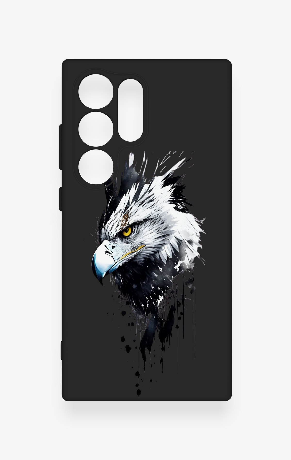 Samsung S24 Ultra Uyumlu Bald Eagle Desenli Silikon Kılıf