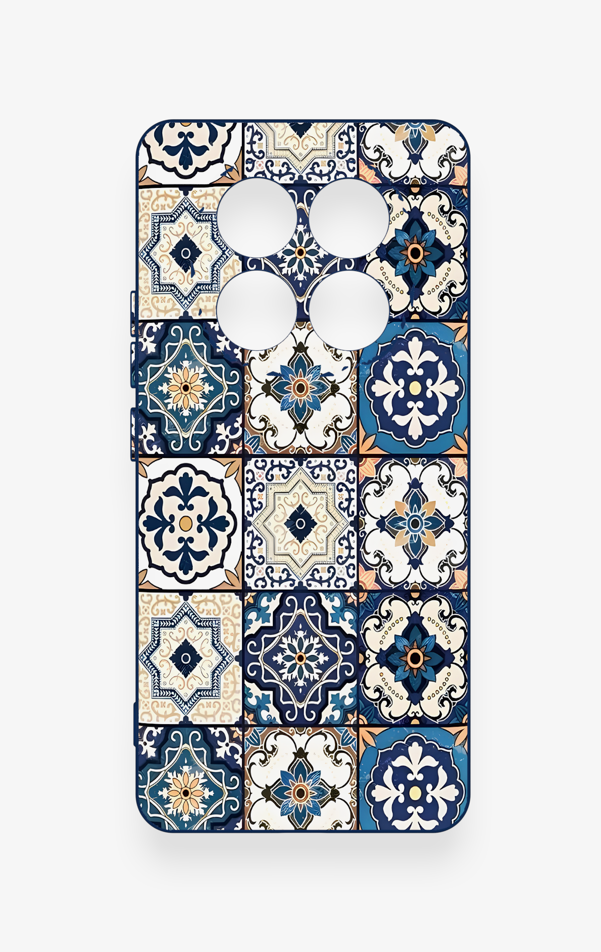 Redmi Note 14 Pro 5G Uyumlu Mozaik Çini Desenli Silikon Kılıf