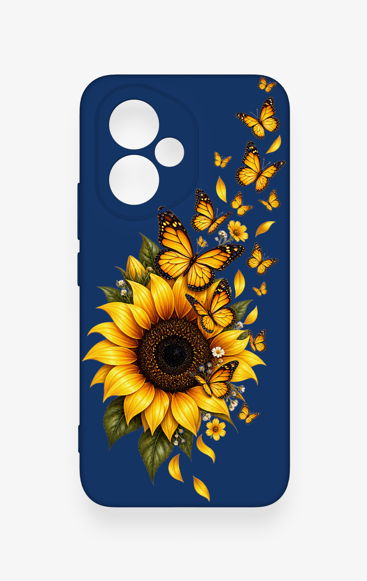 Honor 400 Uyumlu Ayçiçeği Desenli Silikon Kılıf