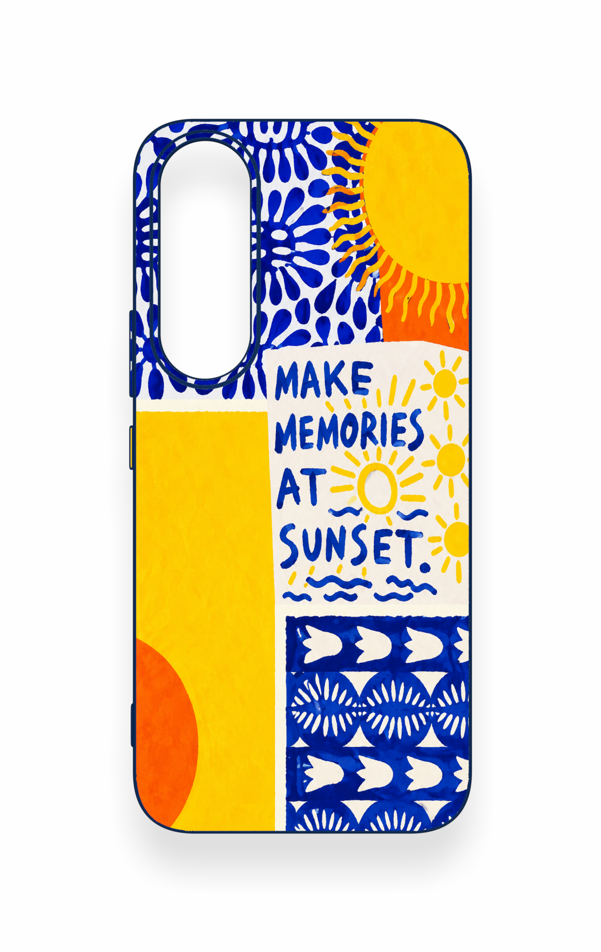 Vivo V70 FE 5G Uyumlu Sunset Desenli Silikon Kılıf
