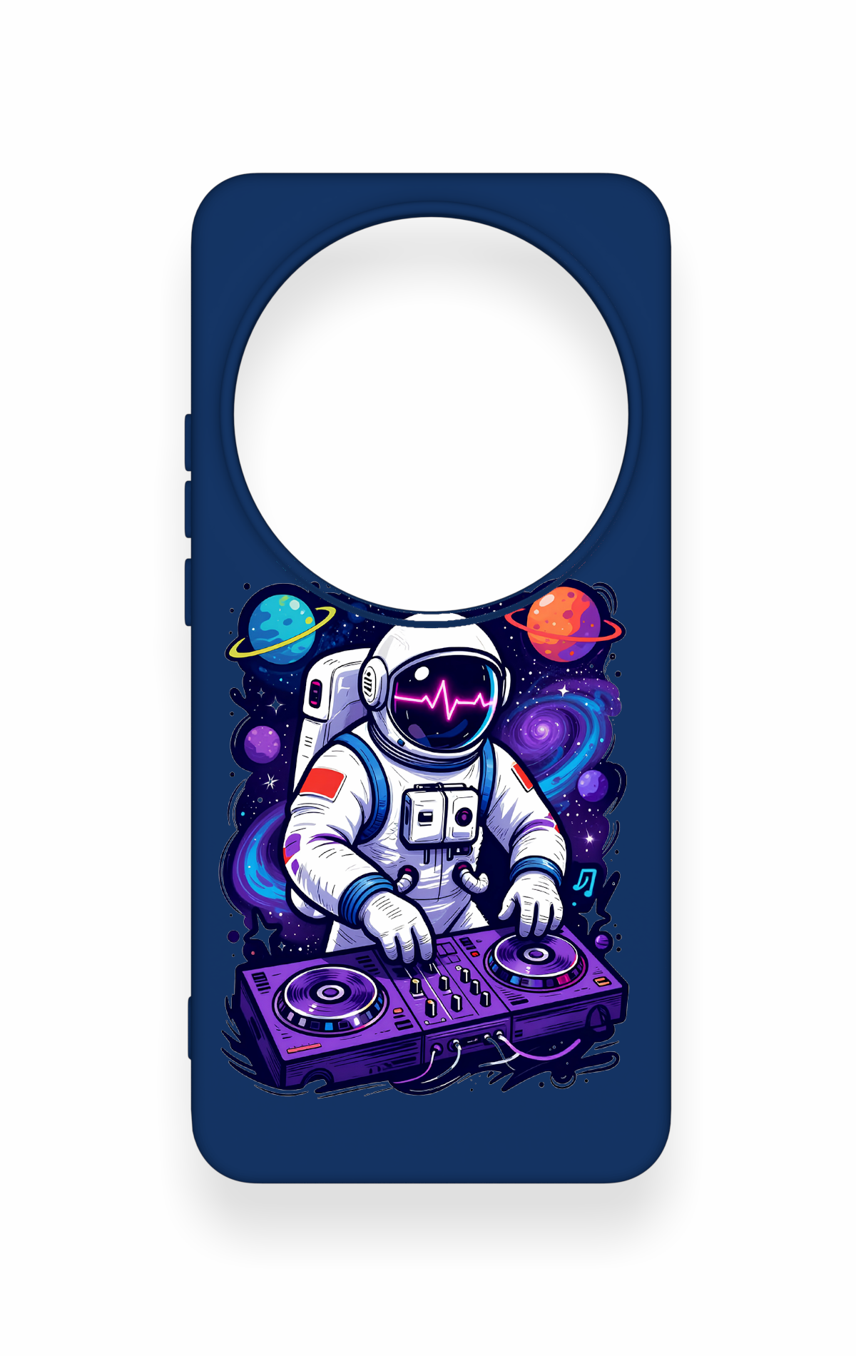 Xiomi Mi 15 Ultra Uyumlu Astronot DJ Desenli Silikon Kılıf