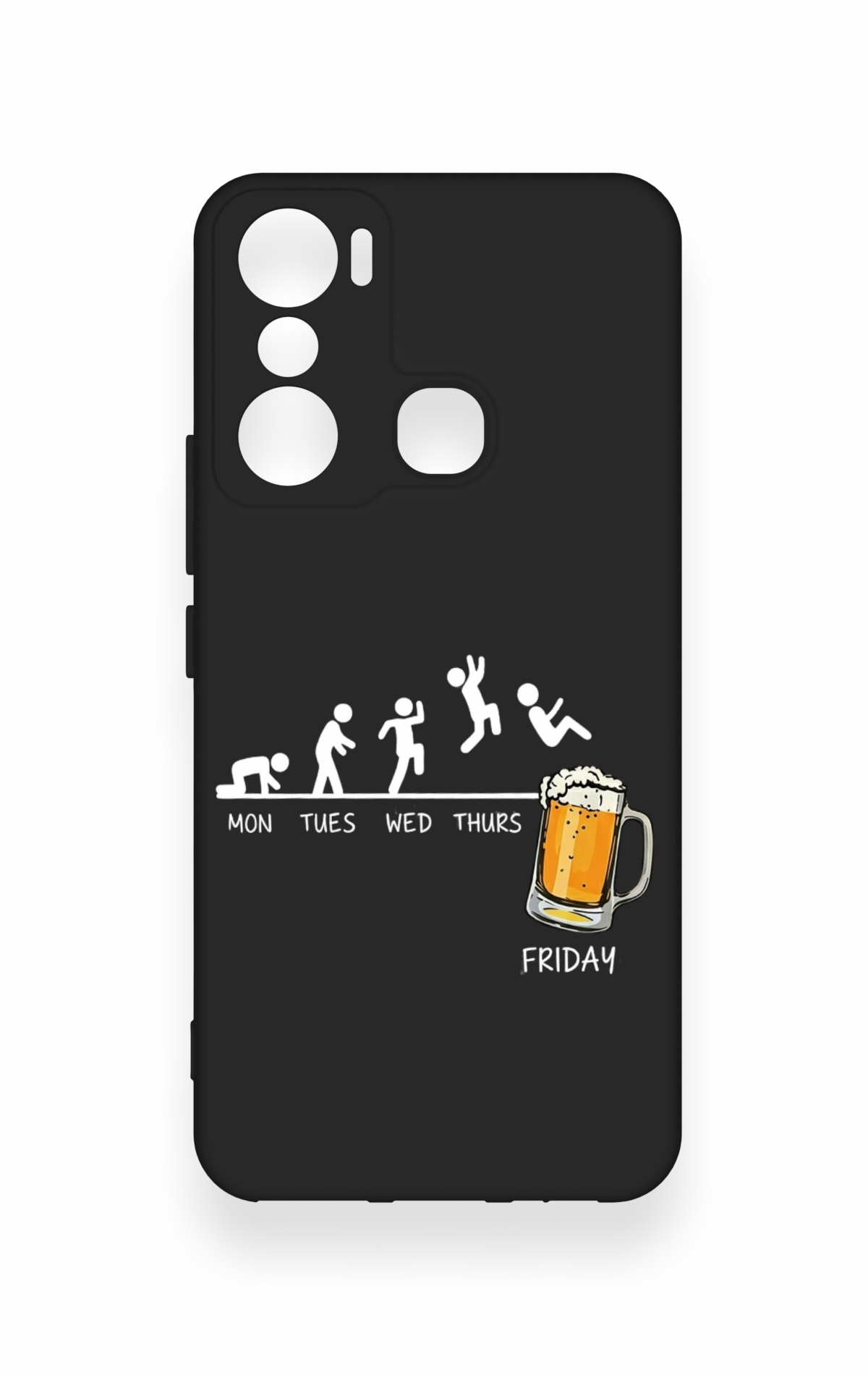 İnfinix Hot 20i Uyumlu Fun Day Friday Desenli Silikon Kılıf