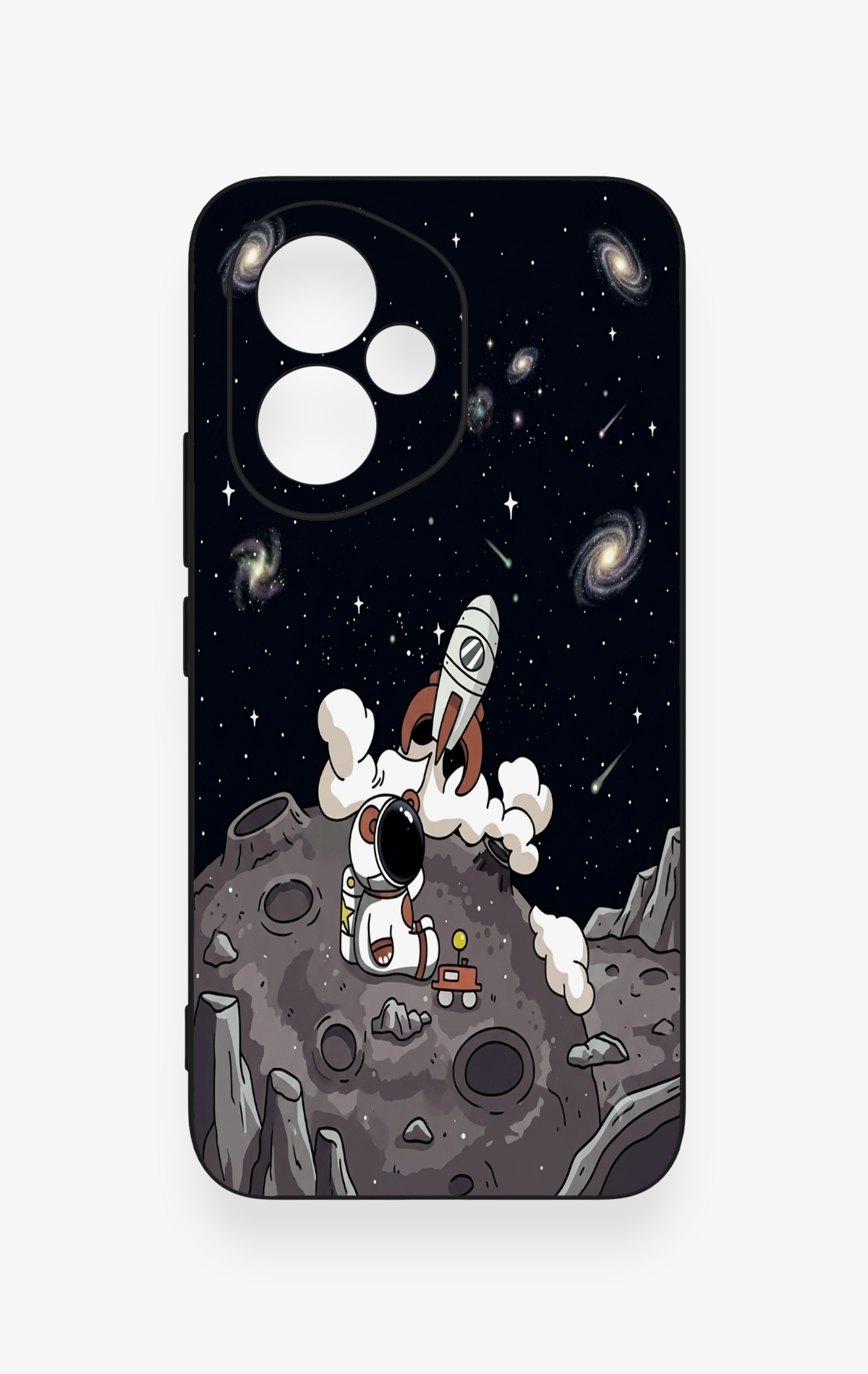 Honor 400 Uyumlu Uzay Astronot Desenli Silikon Kılıf