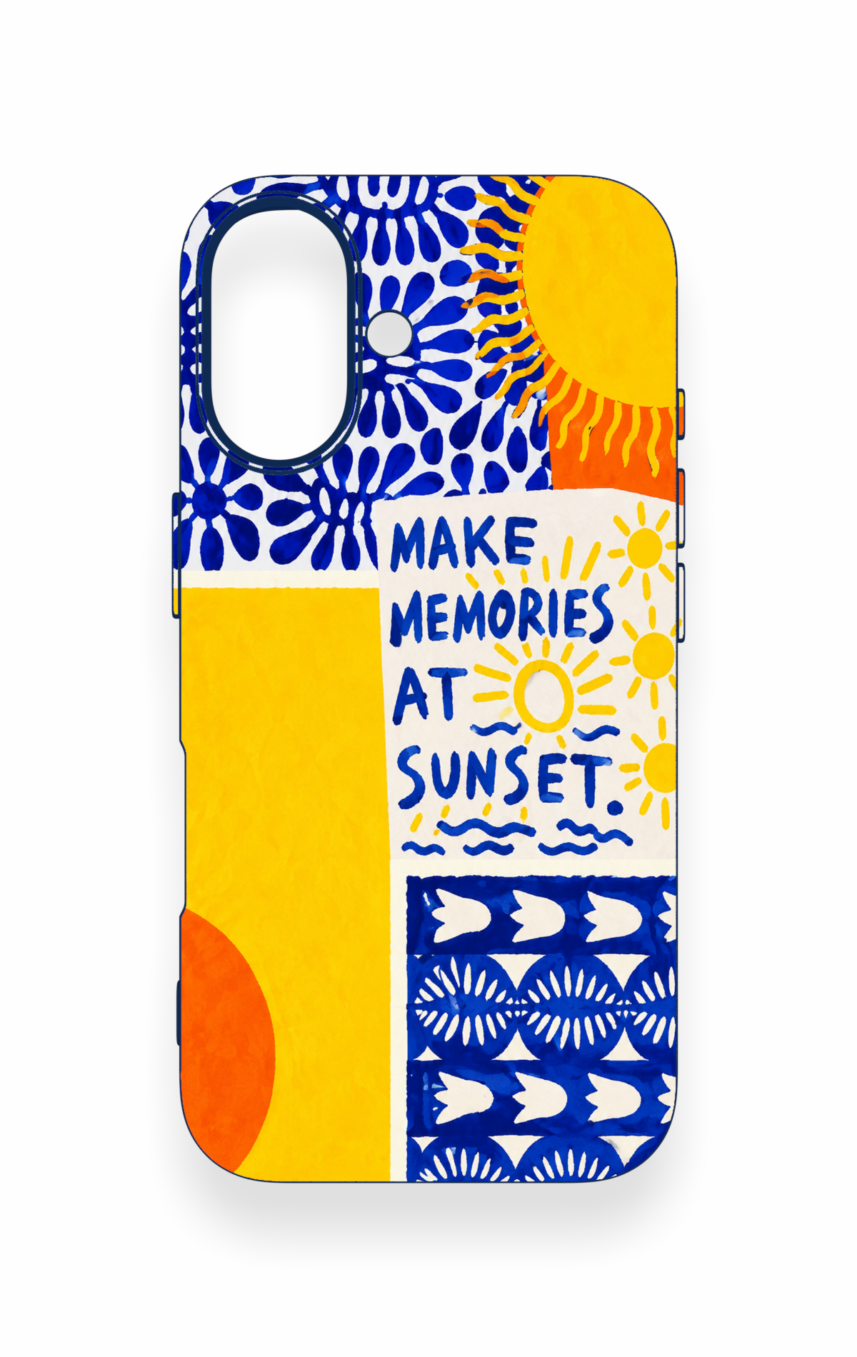 iPhone 16 Uyumlu Sunset Desenli Silikon Kılıf