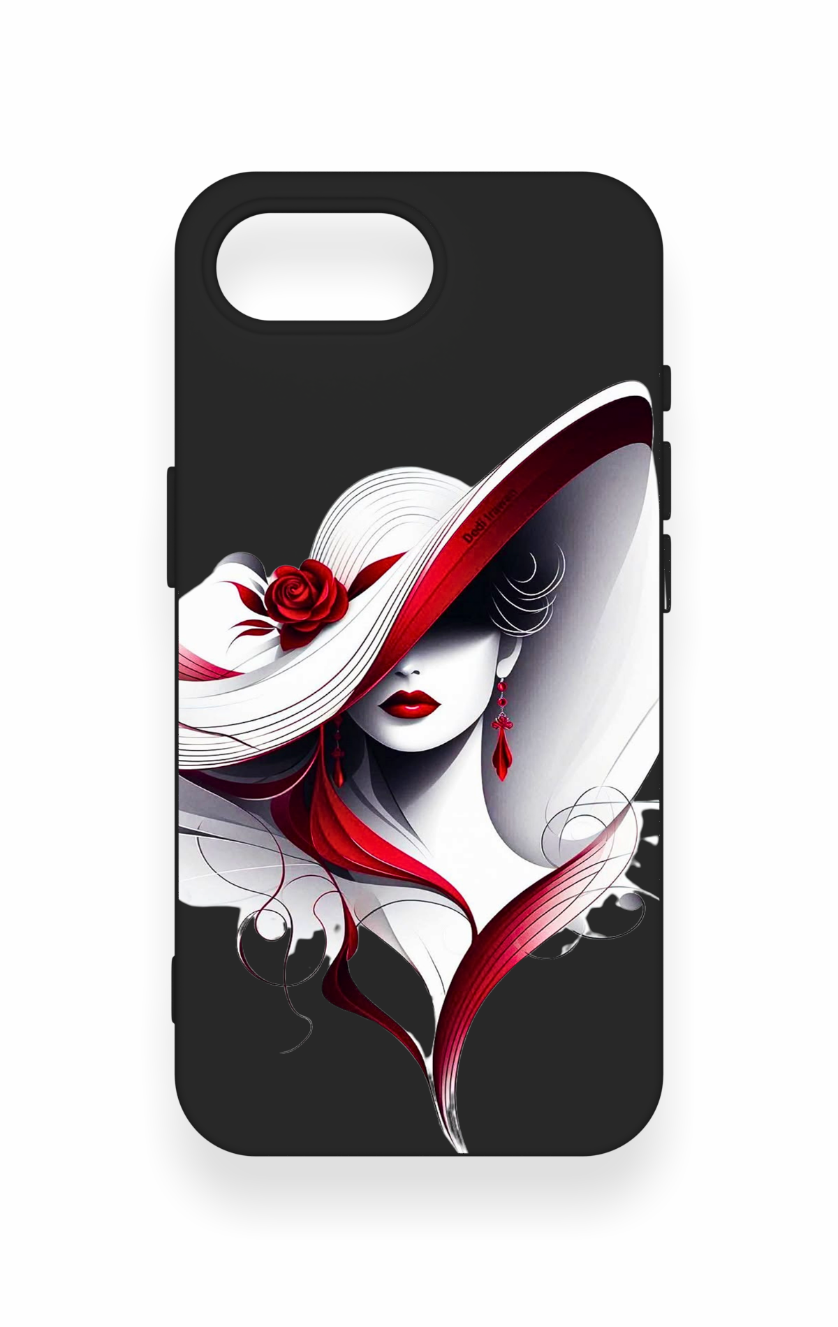 iPhone 16E Uyumlu Matmazel Desenli Silikon Kılıf