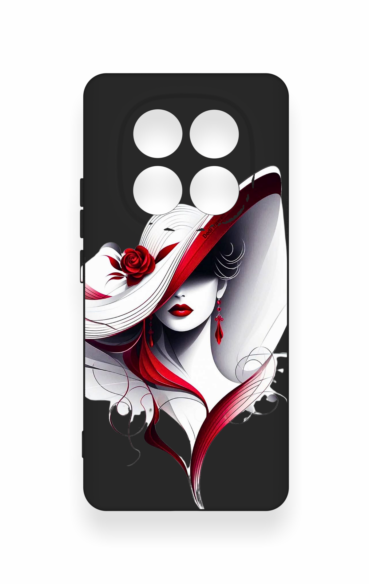 Redmi Note 14 Pro 5G Uyumlu Matmazel Desenli Silikon Kılıf