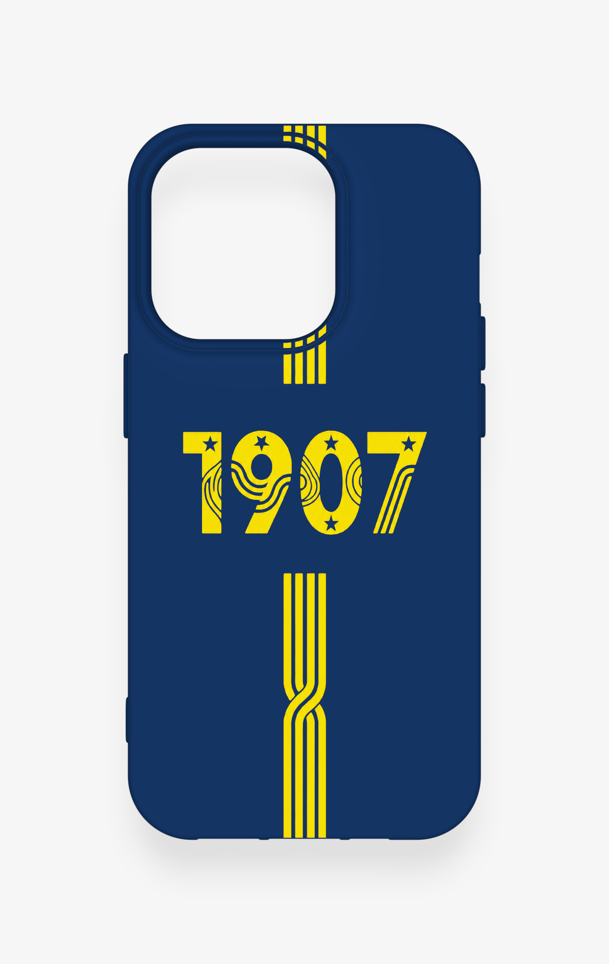 iPhone 14 Pro Uyumlu 1907 Kemer Desenli Silikon Kılıf