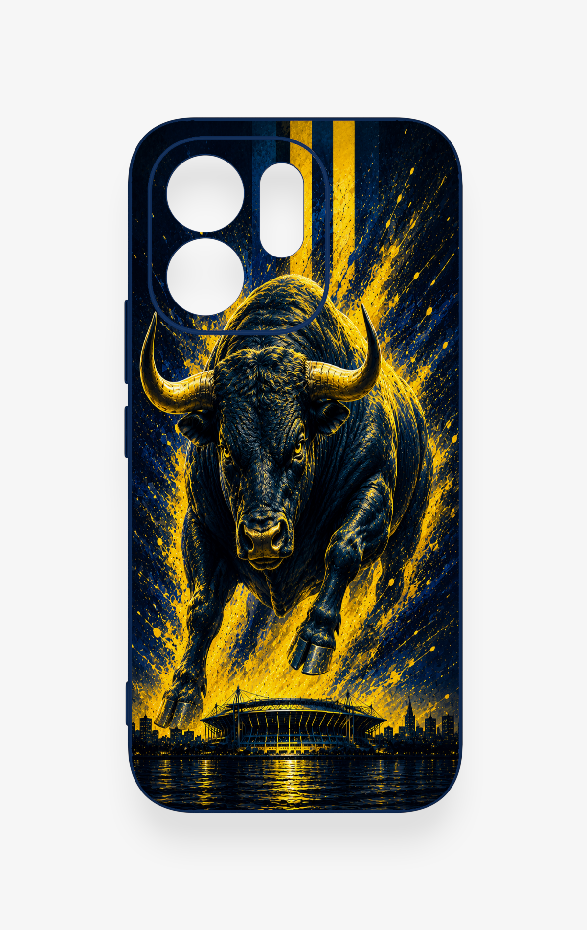 Vivo V70 5G Uyumlu Kadiköy Boğası Desenli Silikon Kılıf