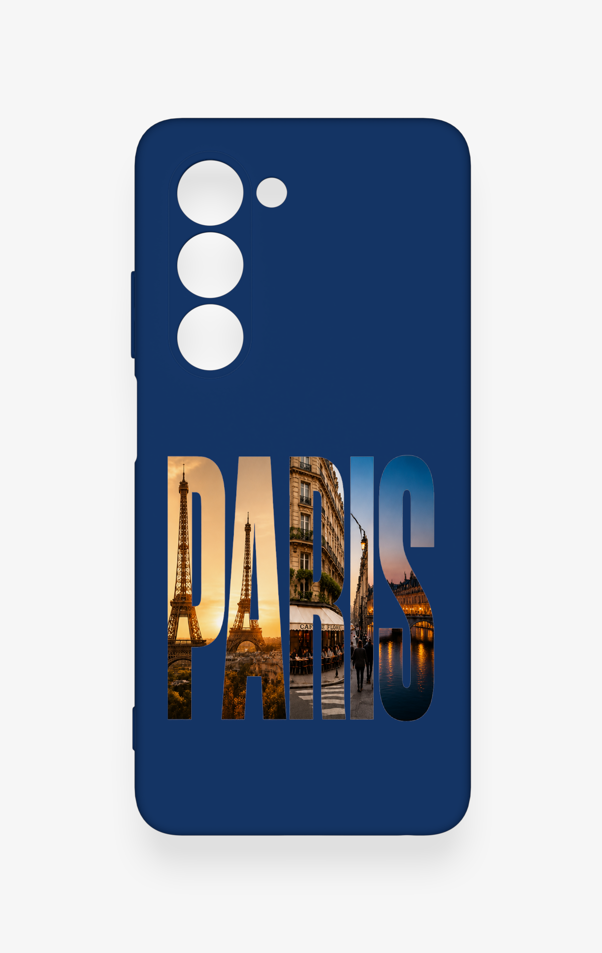 Oppo A5 5G Uyumlu Paris Desenli Silikon Kılıf