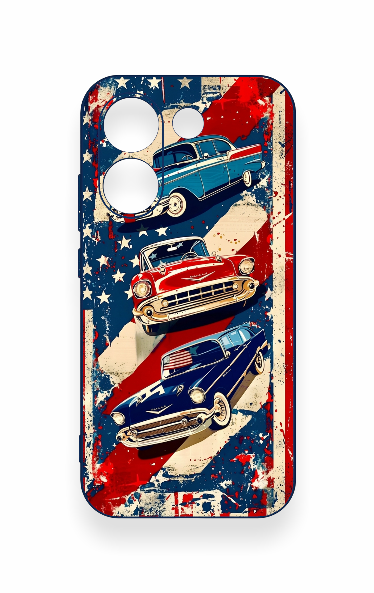 Poco X8 Pro Uyumlu Amerikan Chevrolet Desenli Silikon Kılıf