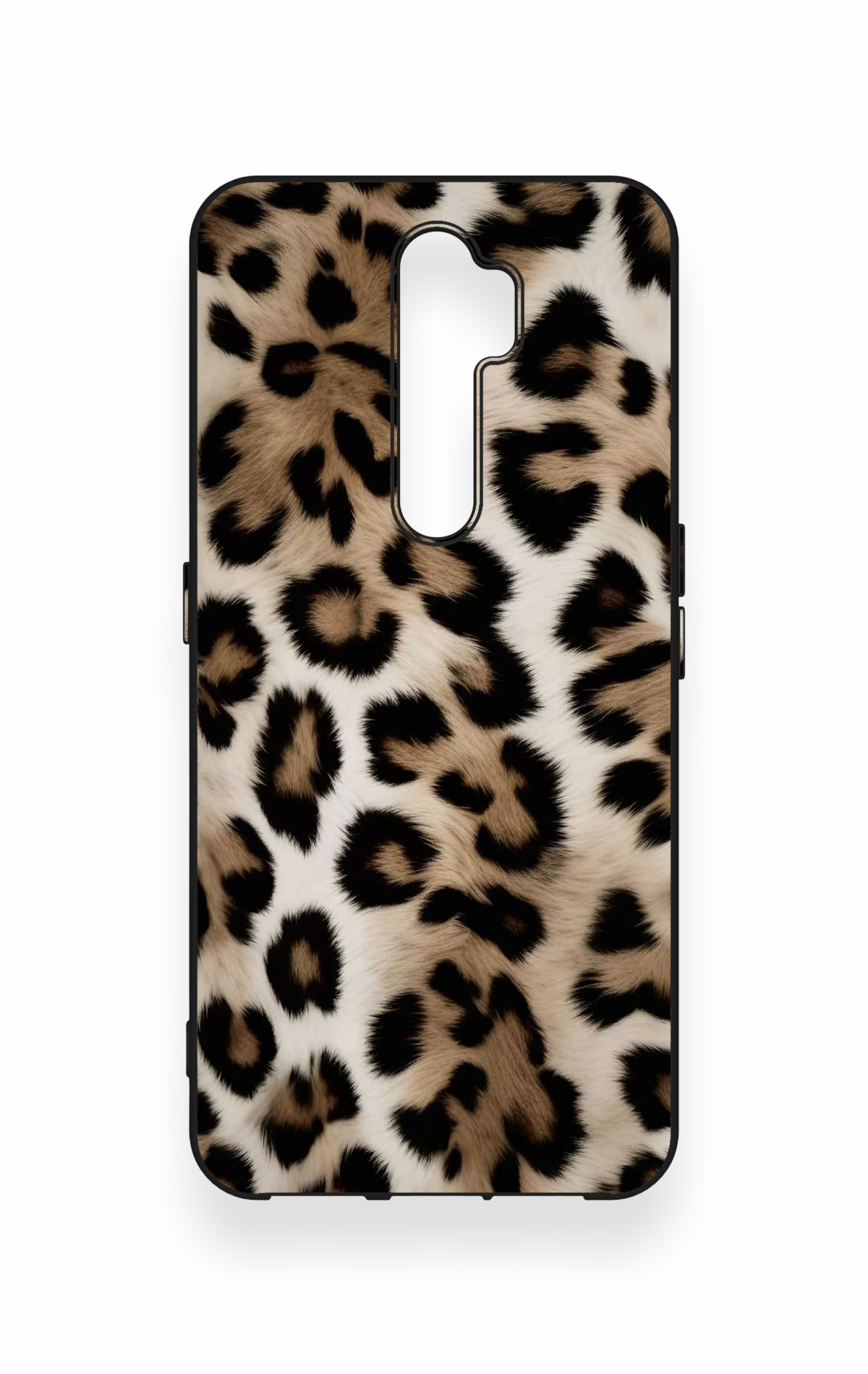 Oppo A5 2020 Uyumlu Leopar Derisi Desenli Silikon Kılıf