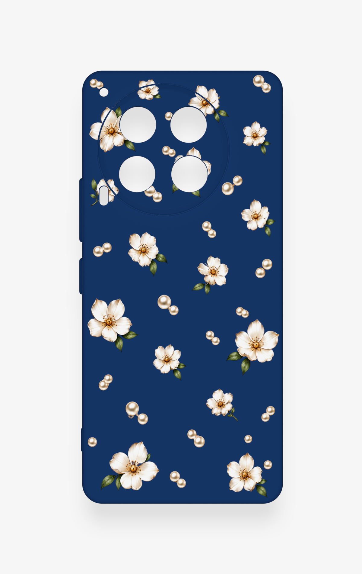 Tecno Camon 30 Uyumlu Papatya İnci Desenli Silikon Kılıf