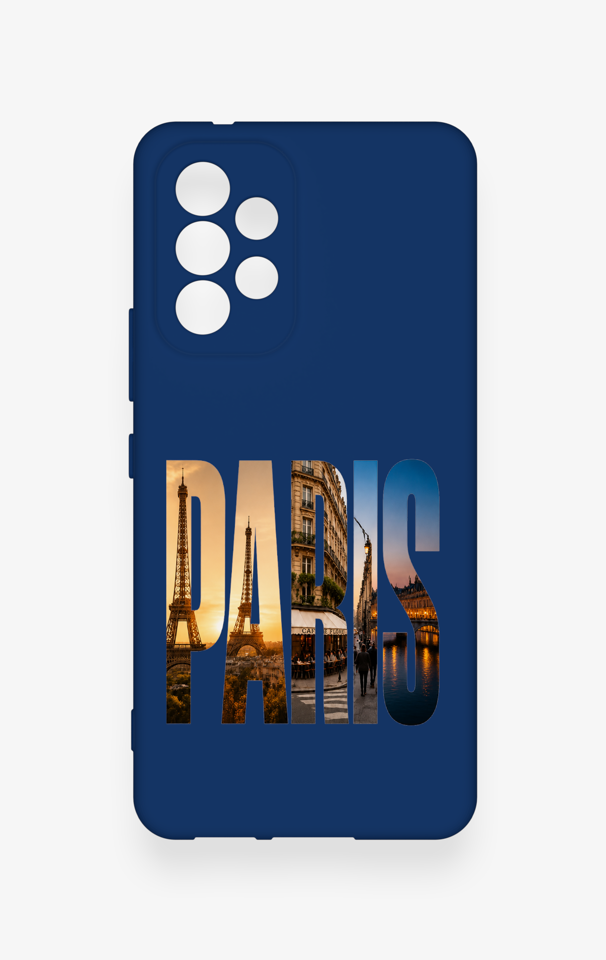 Samsung A53 Uyumlu Paris Desenli Silikon Kılıf
