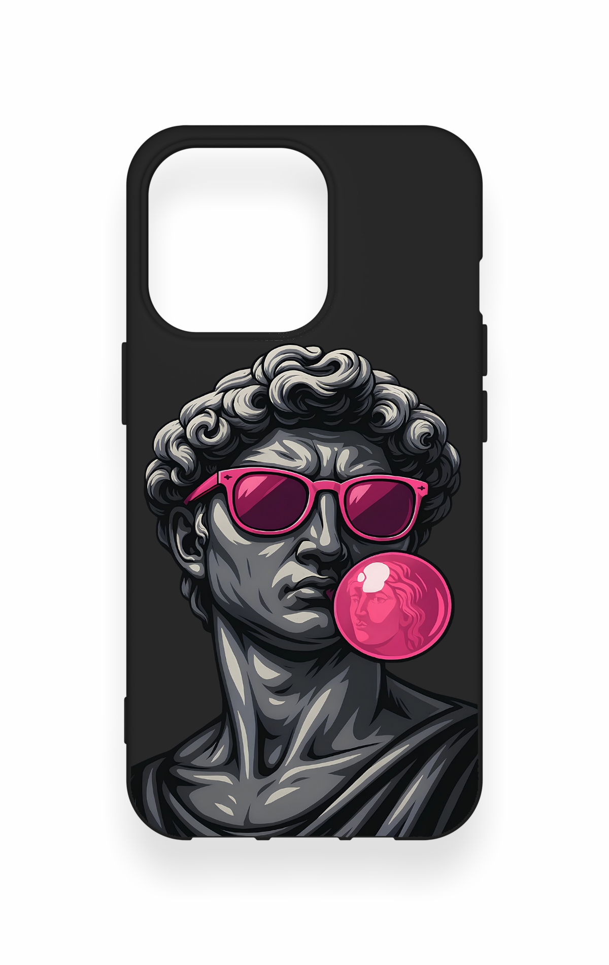 iPhone 13 Pro Uyumlu Pop David Desenli Silikon Kılıf