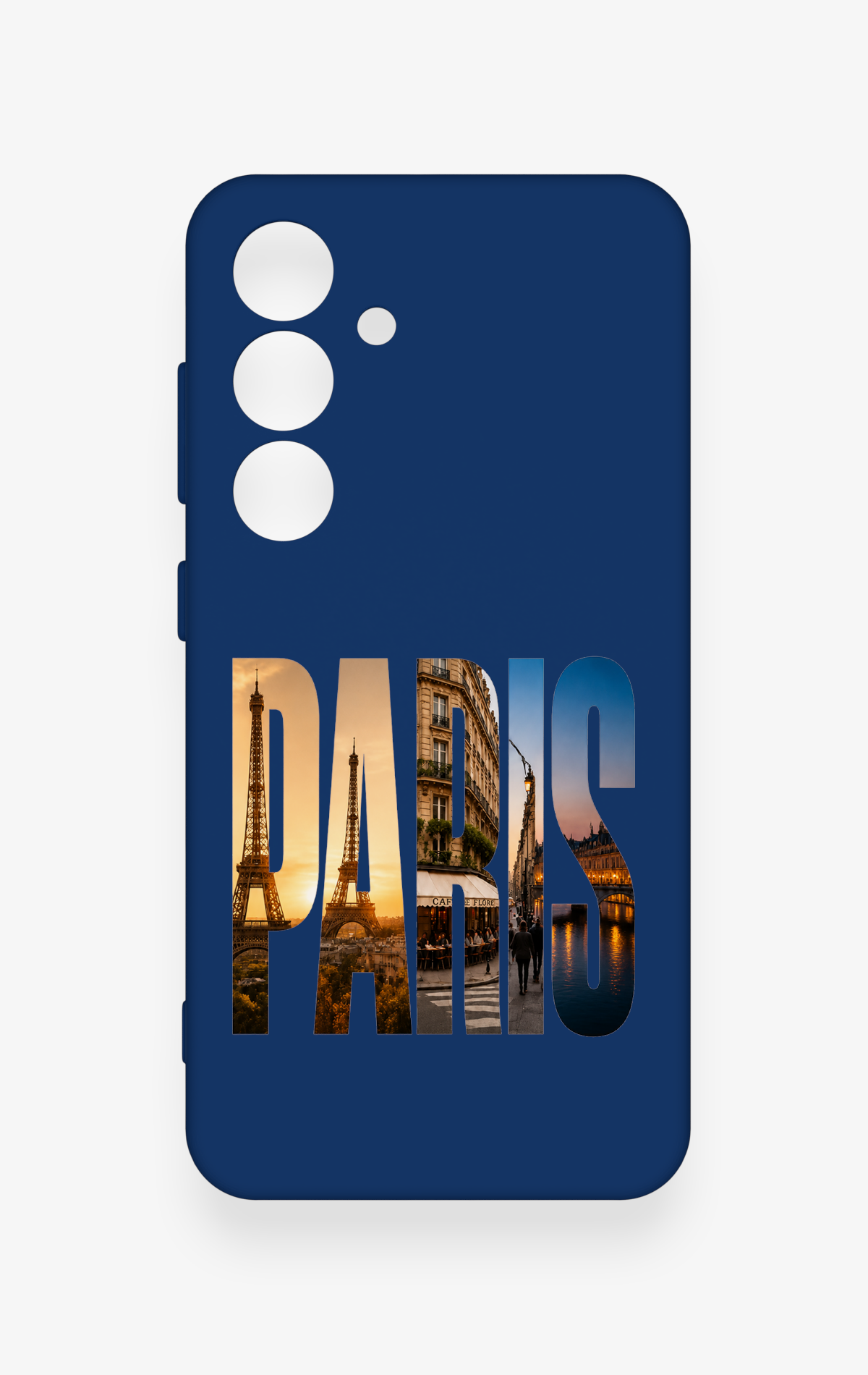 Samsung S24 Uyumlu Paris Desenli Silikon Kılıf